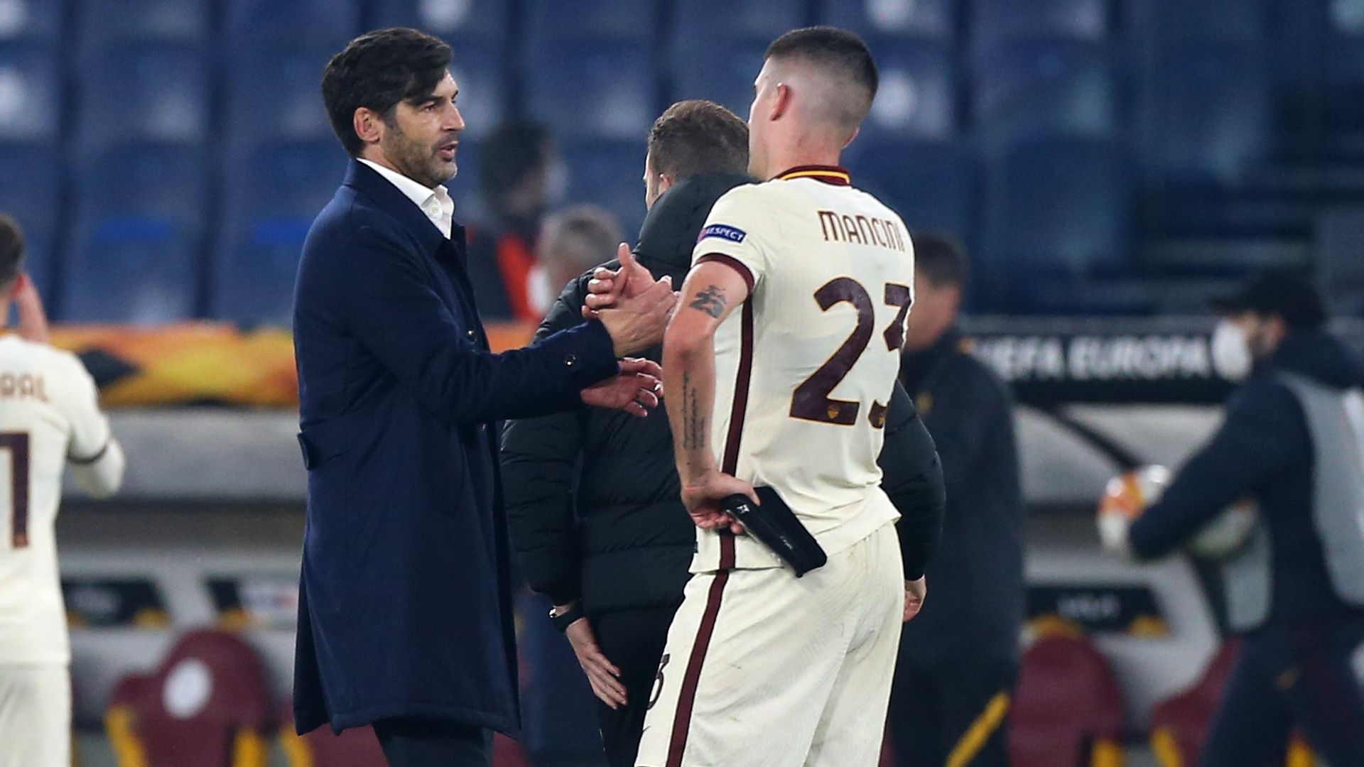 Mancini Fonseca Roma Ajax Europa League
