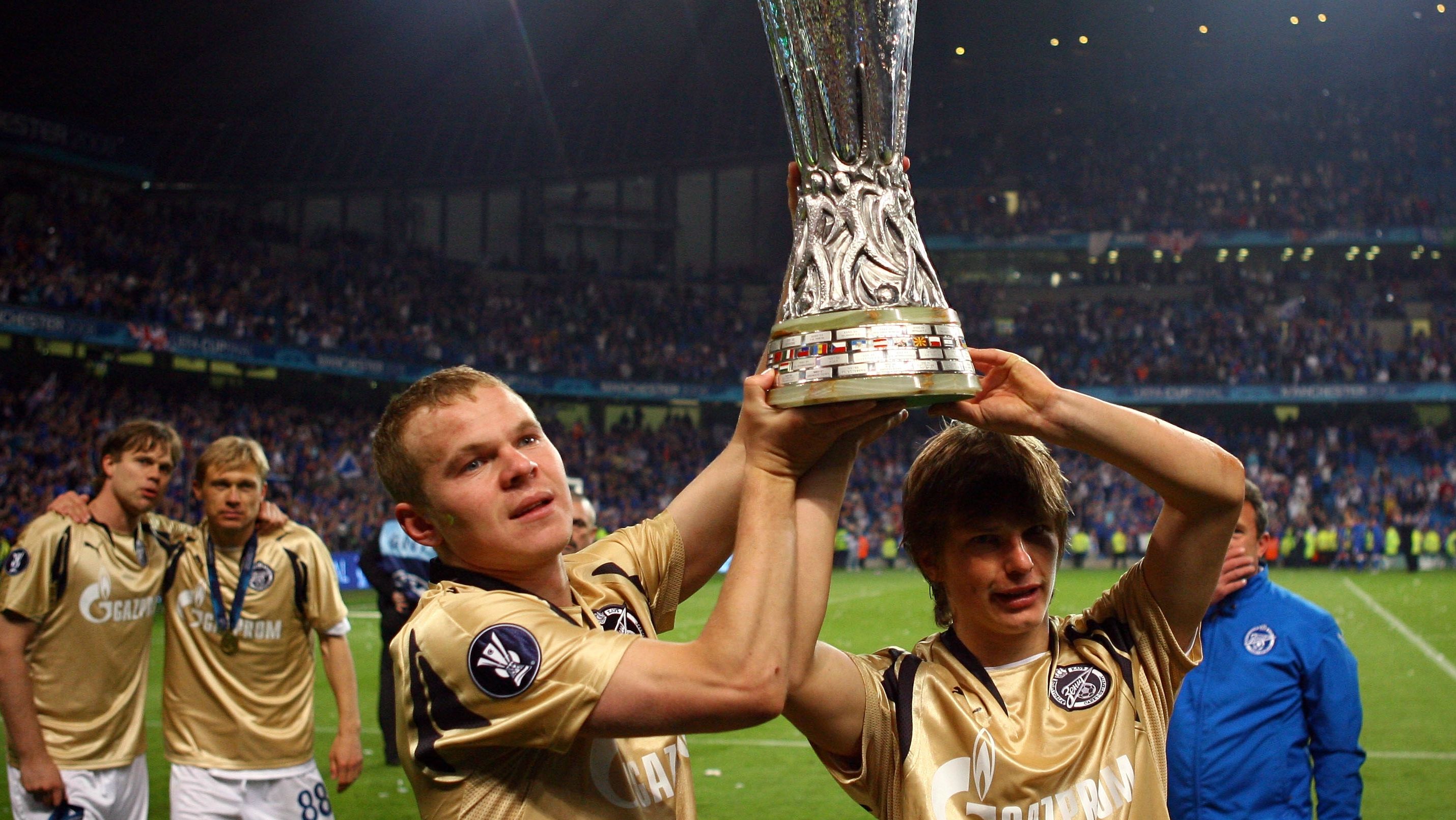 Arshavin Zenit St Petersburg Rangers UEFA Cup 2008