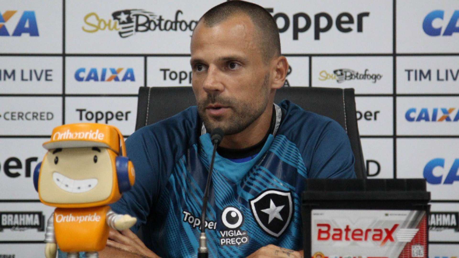 Diego Cavalieri Botafogo apresentação 04 01 2019