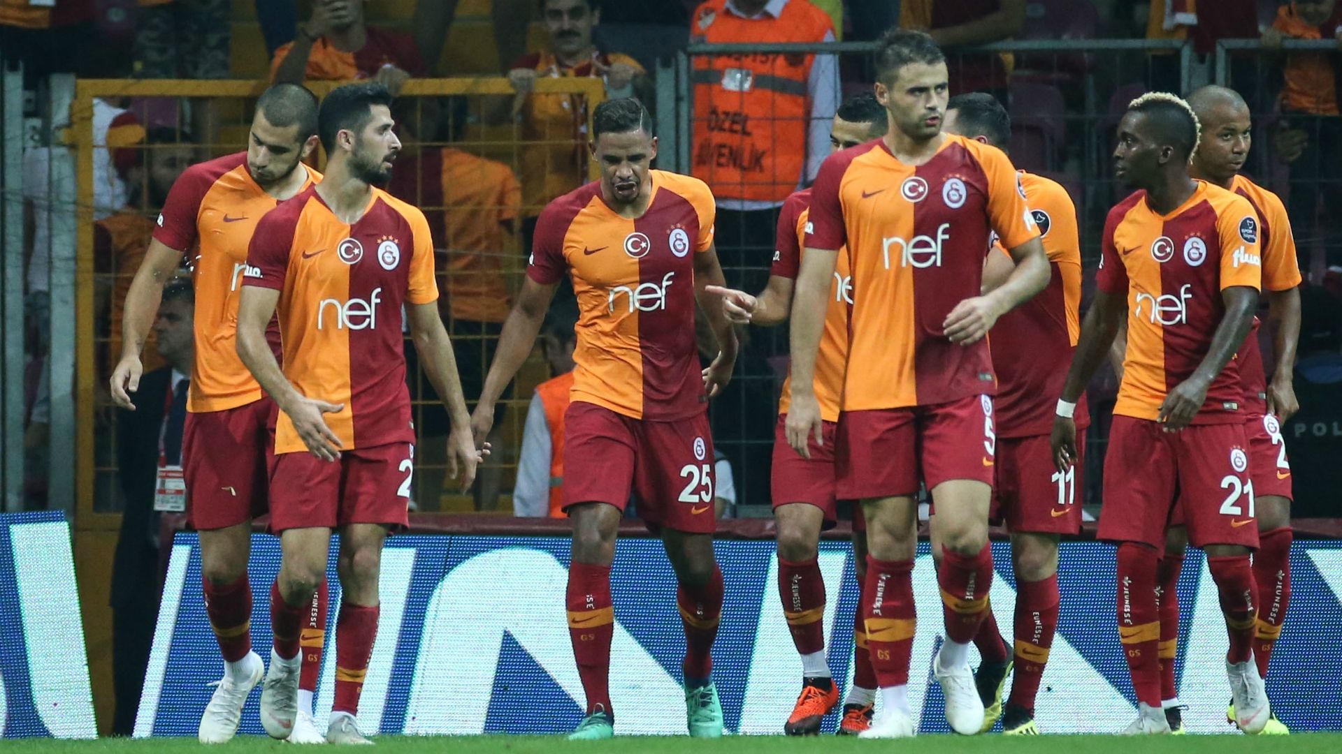 Galatasaray goal celebration vs Alanyaspor 08272018