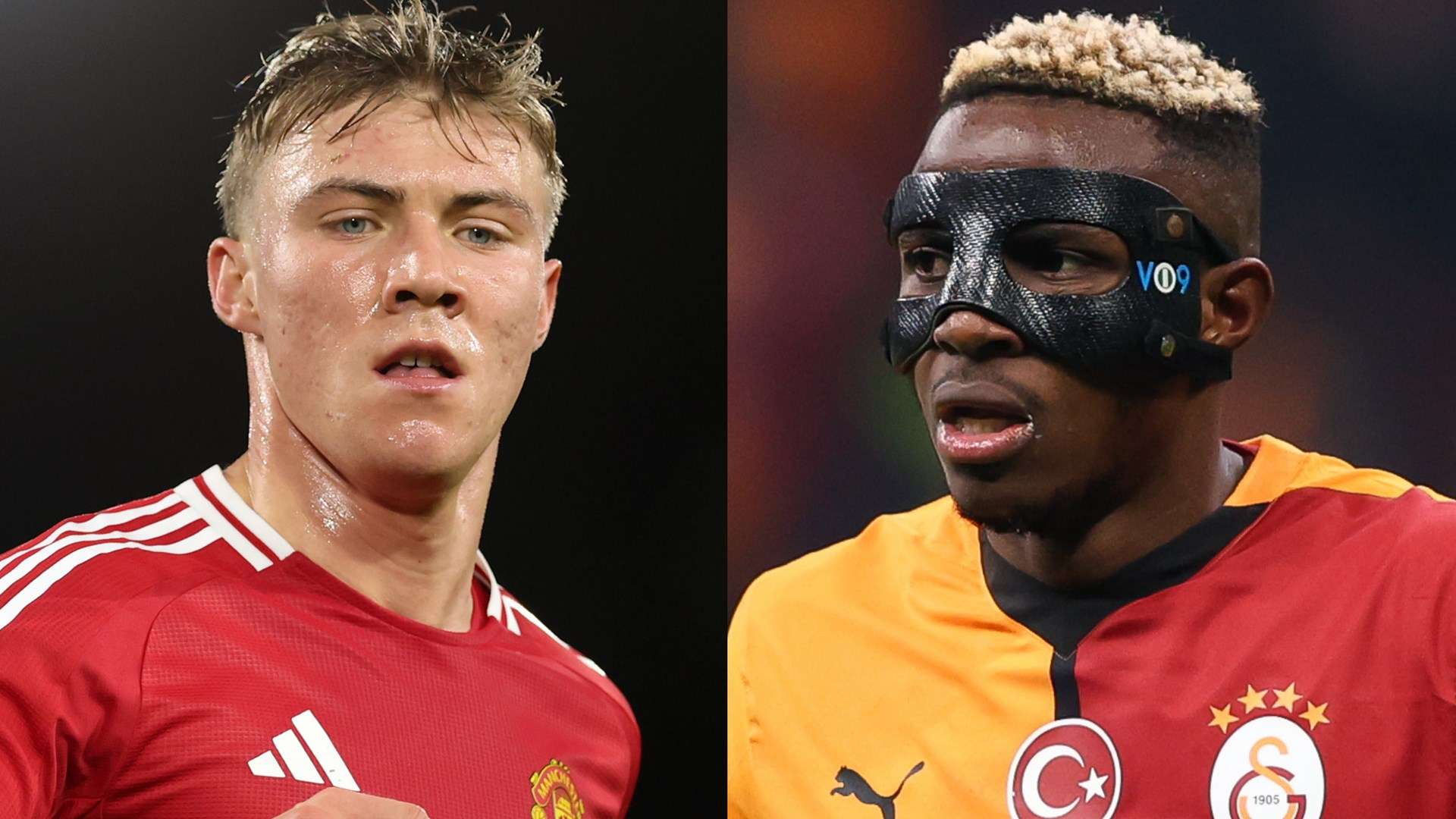 Rasmus Hojlund Victor Osimhen