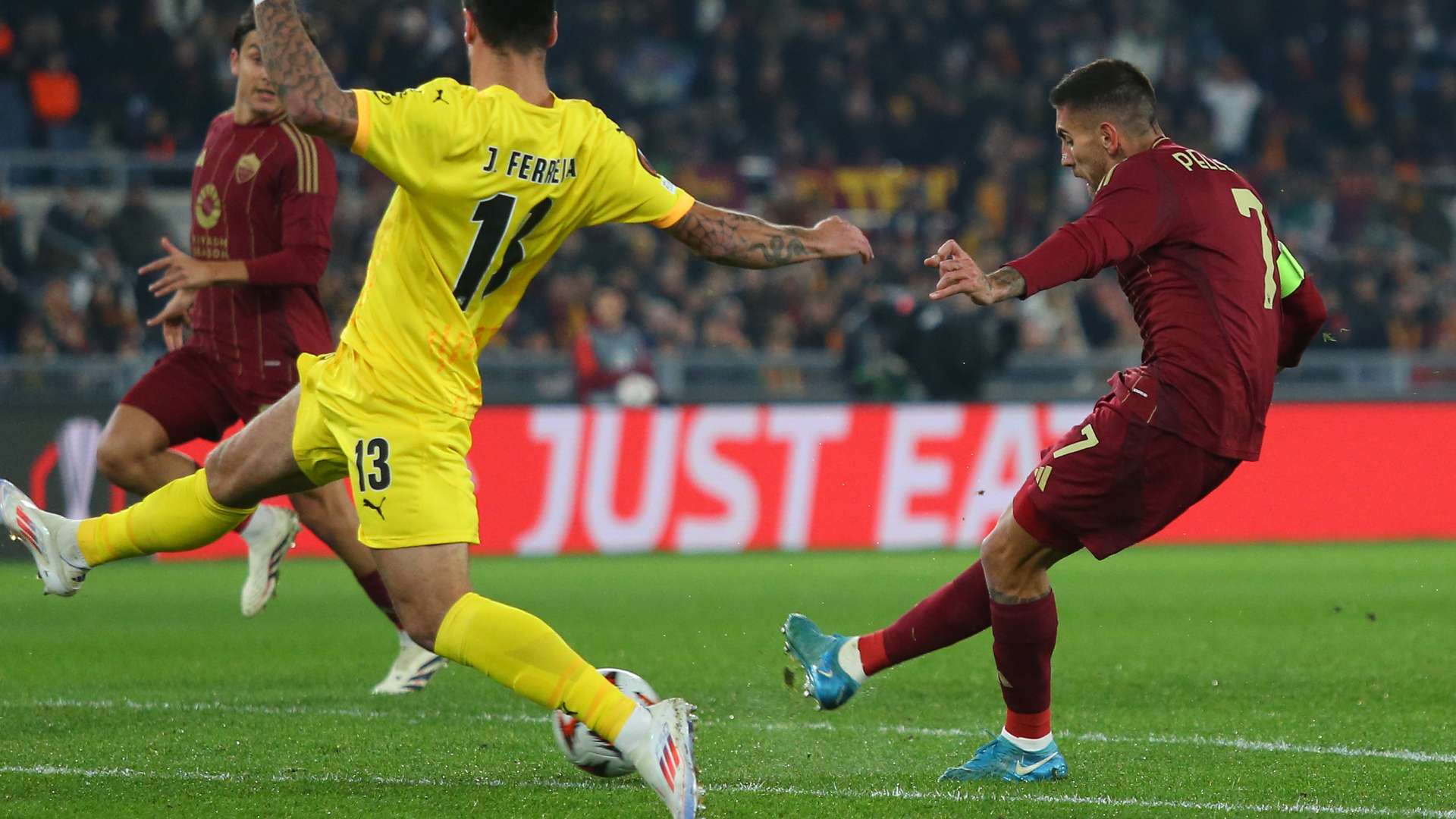 Pellegrini Roma Braga Europa League