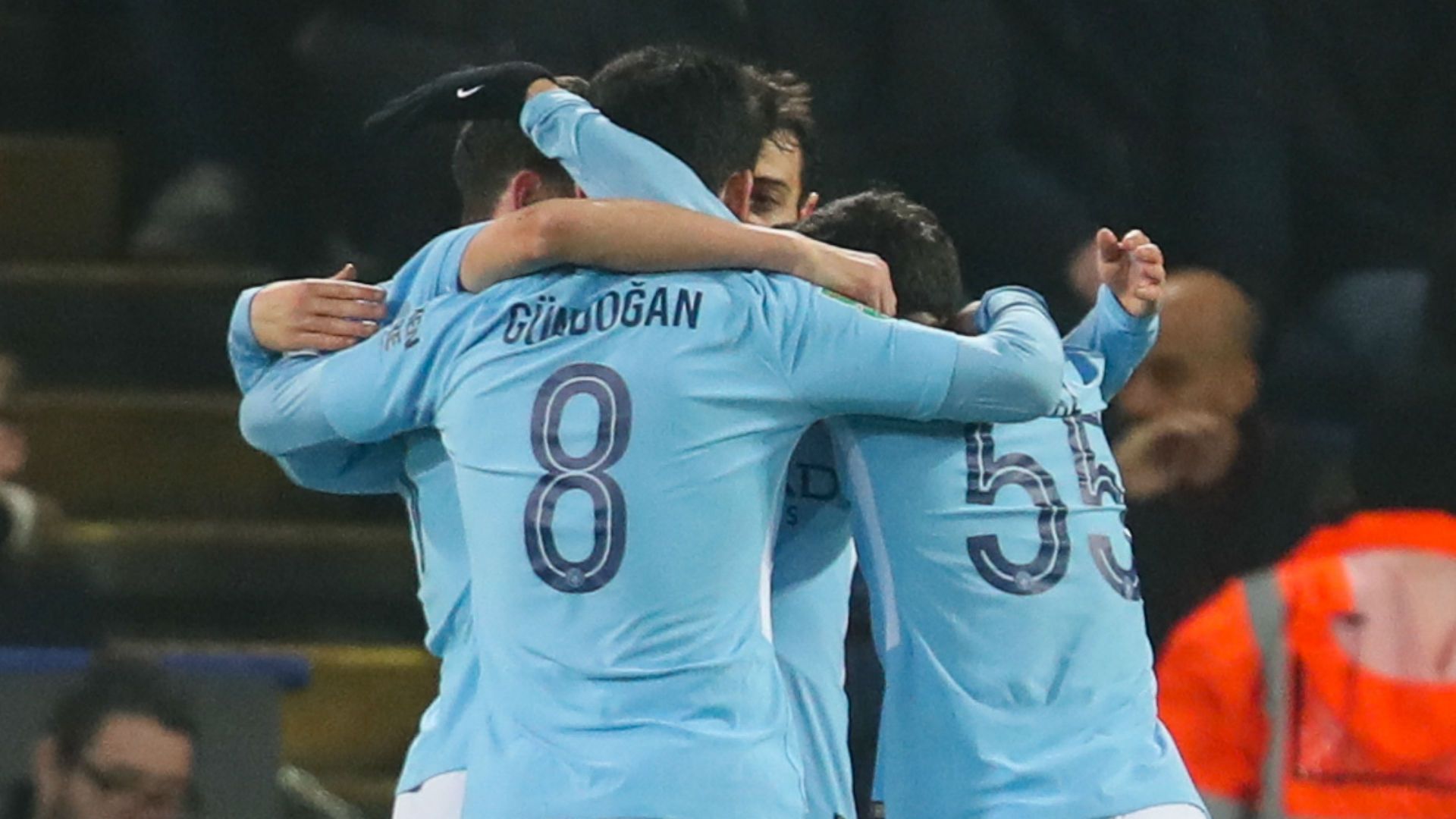 Manchester City celebrates