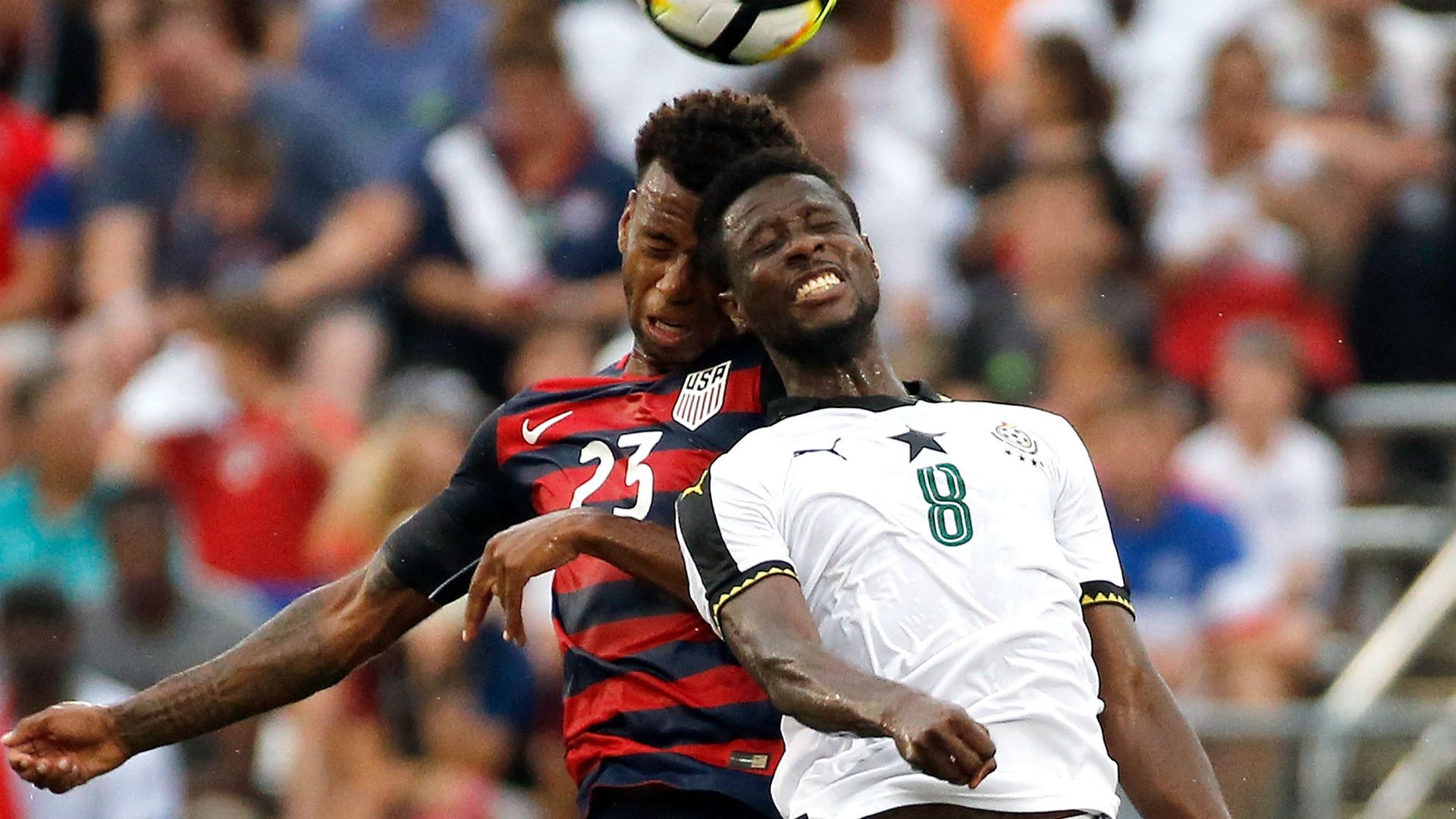 Kellyn Acosta Ebenezer Ofori USA Ghana