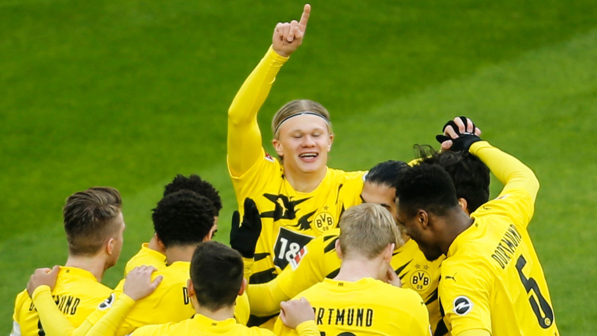 ERLING HAALAND BORUSSIA DORTMUND BUNDESLIGA 16012021