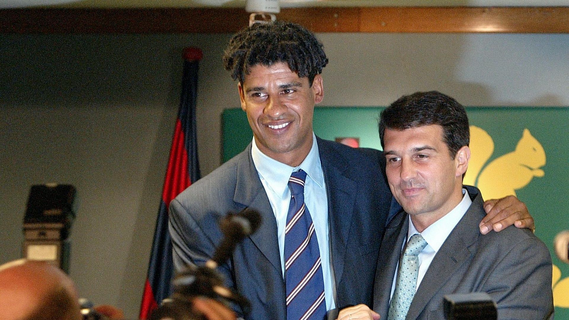 Joan Laporta Frank Rijkaard 2003