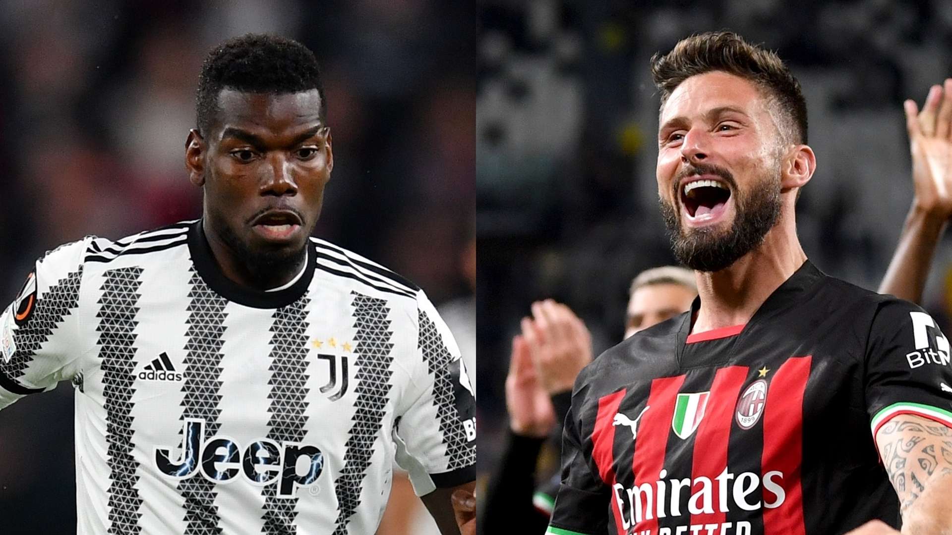 MP_Paul Pogba_Juventus vs Olivier Giroud_Milan