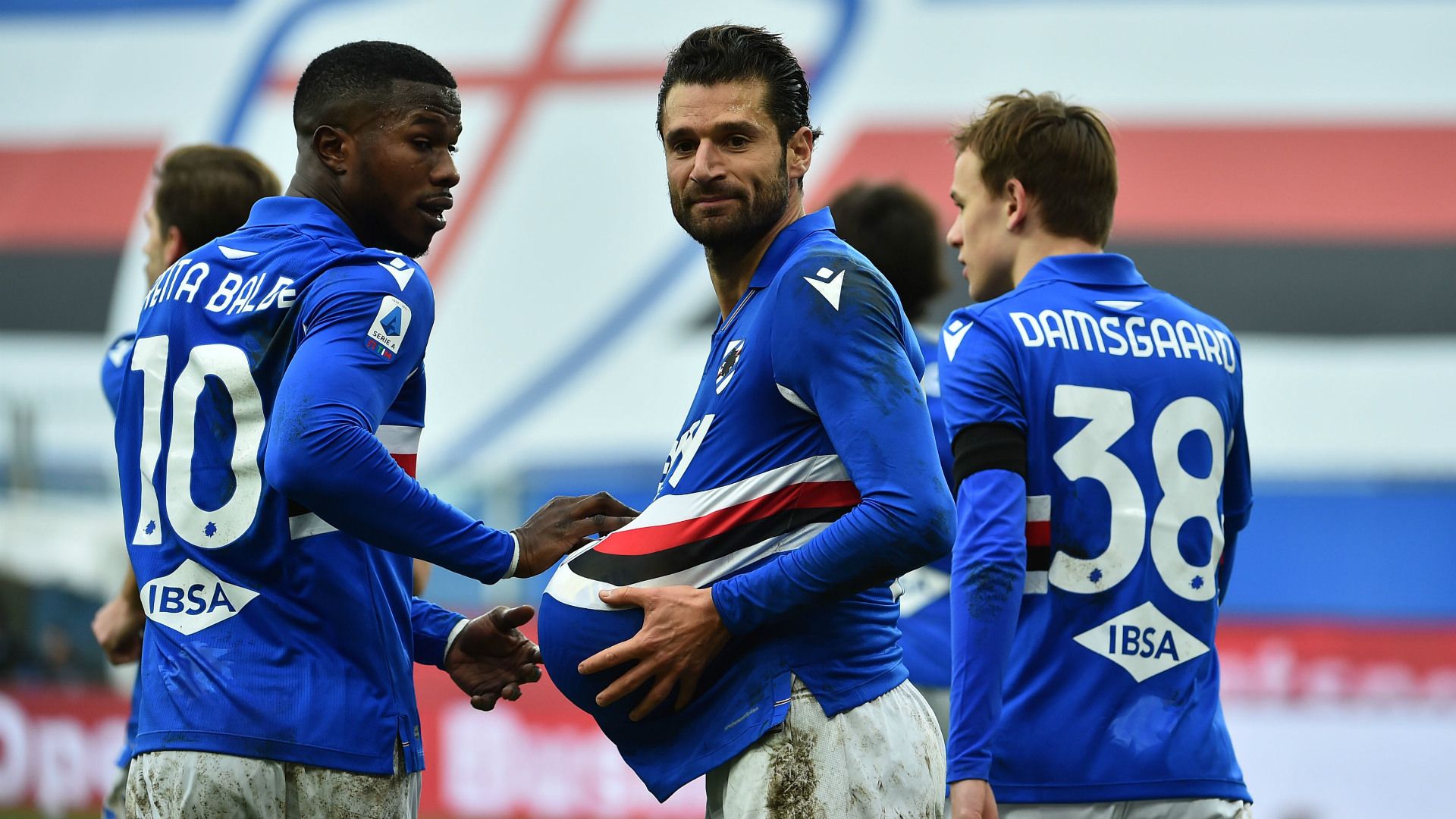 Keita Balde Antonio Candreva Sampdoria