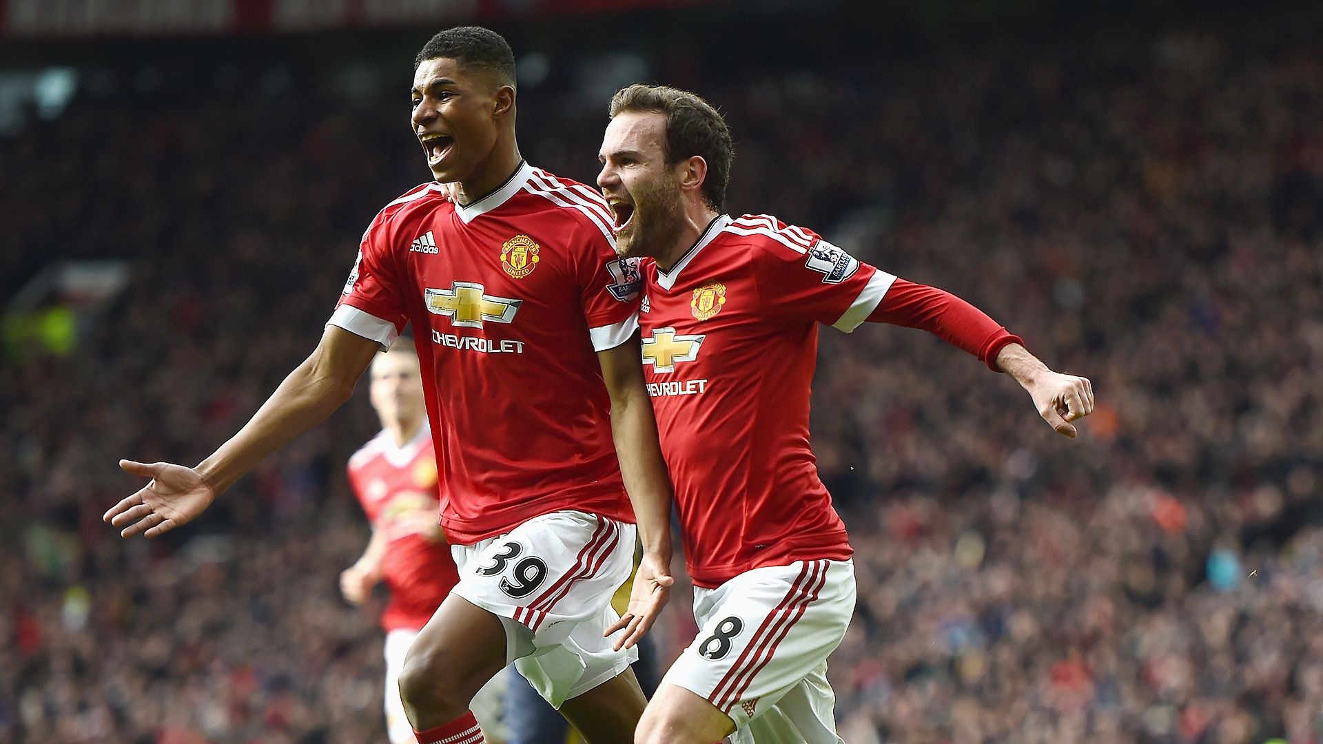 Marcus Rashford Juan Mata Manchester United FC Arsenal 02282016