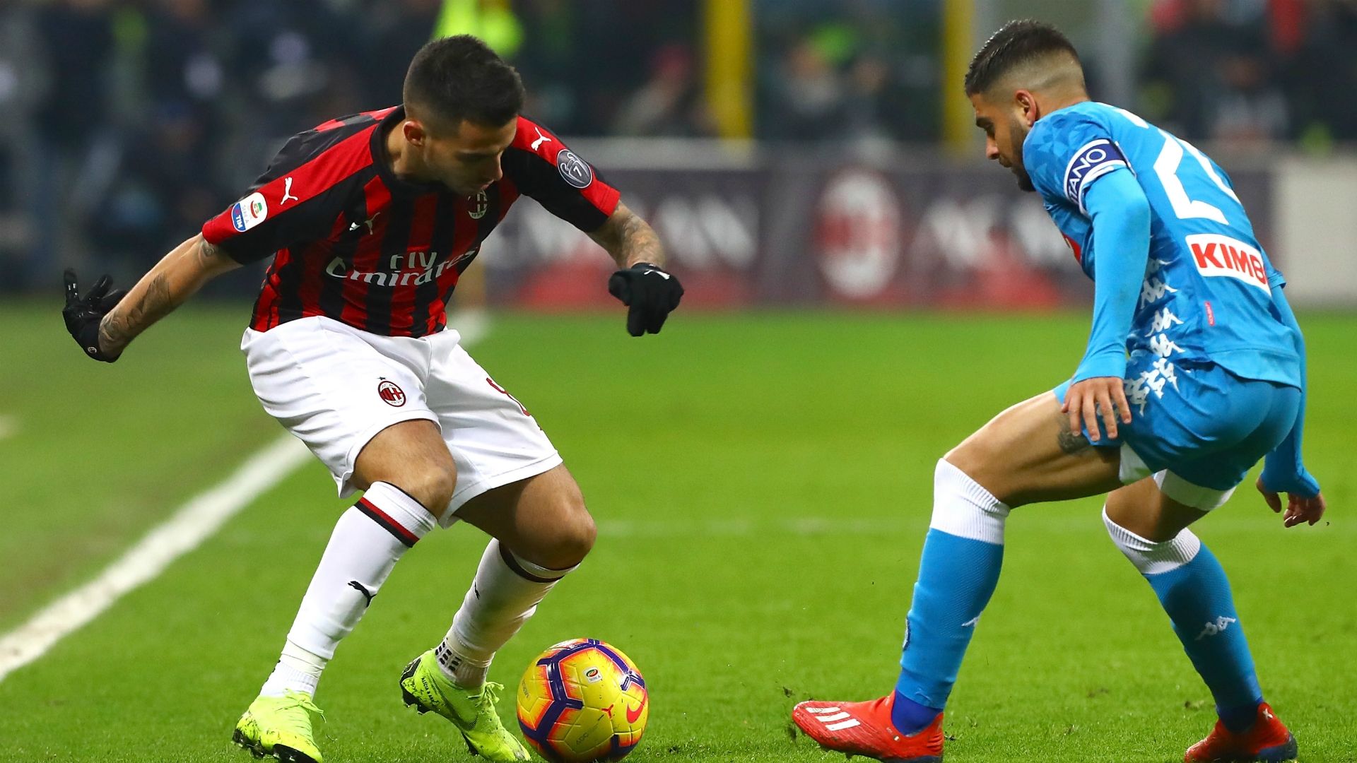 Suso Lorenzo Insigne Milan Napoli Serie A
