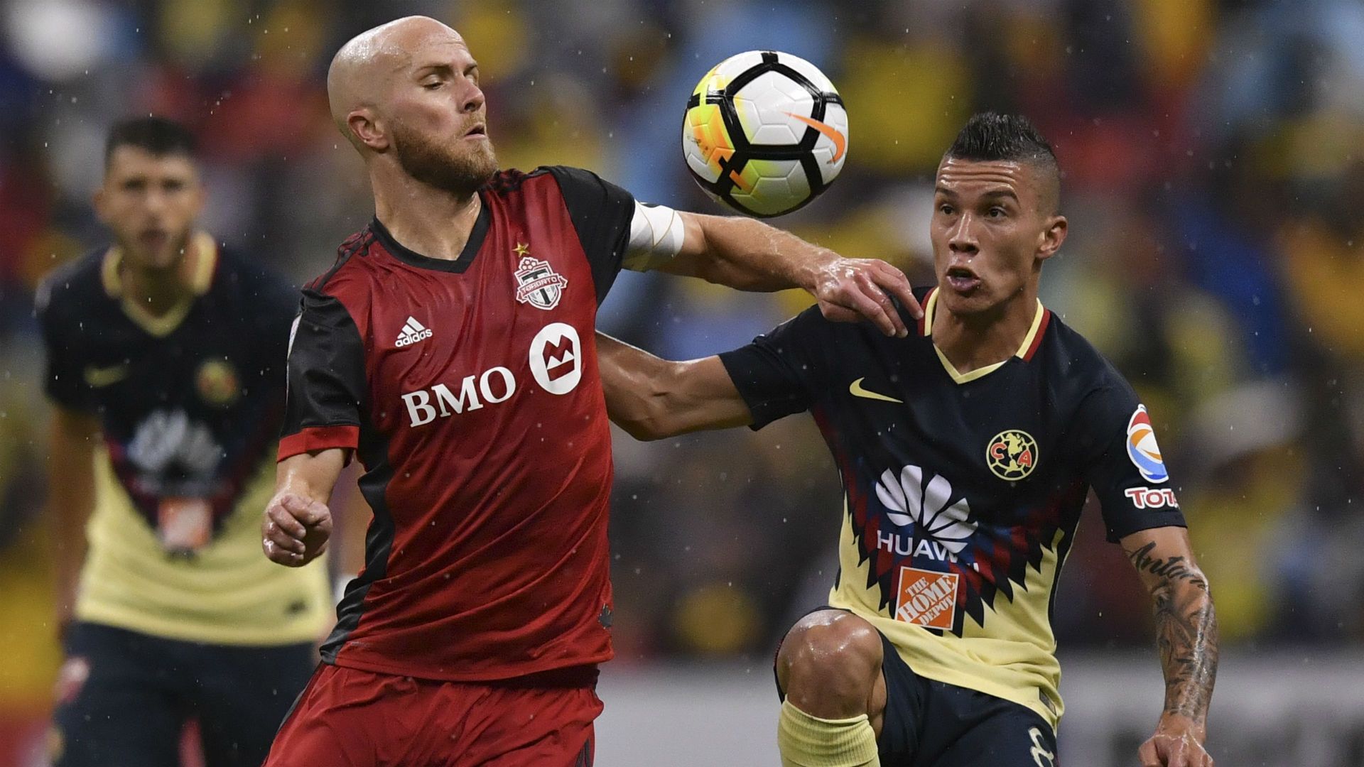 Michael Bradley Mateus Uribe Toronto FC Club America CONCACAF Champions League