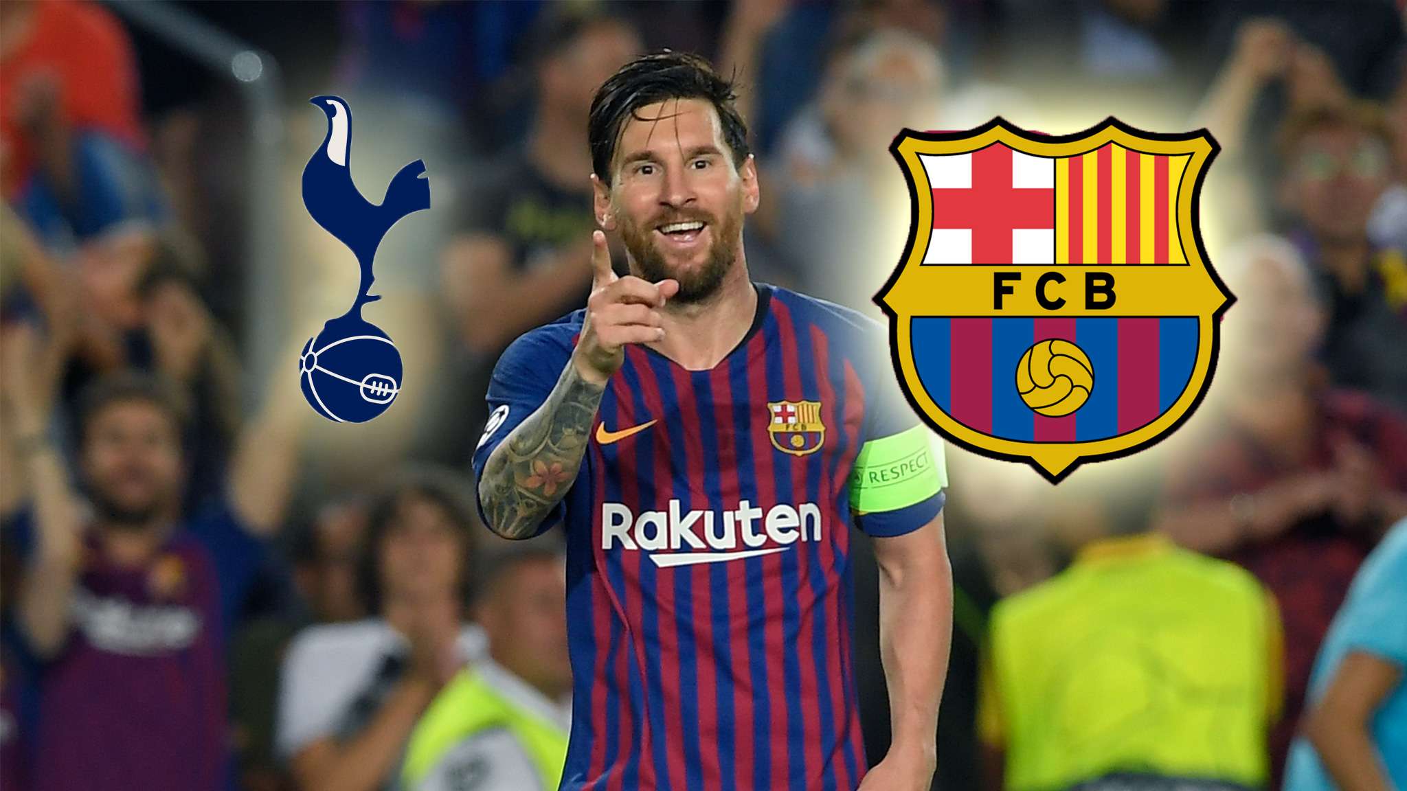 Tottenham - Barca GFX