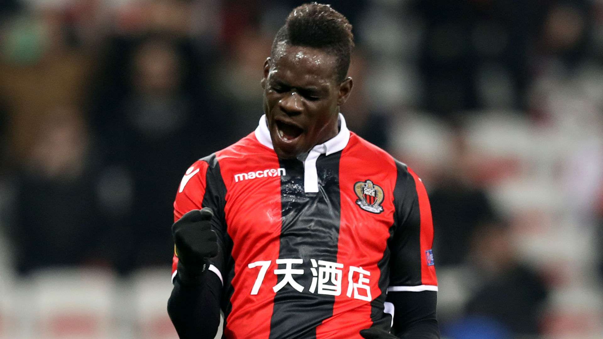 Mario Balotelli Nice Lokomotiv Moscou UEFA Europa League 15022018