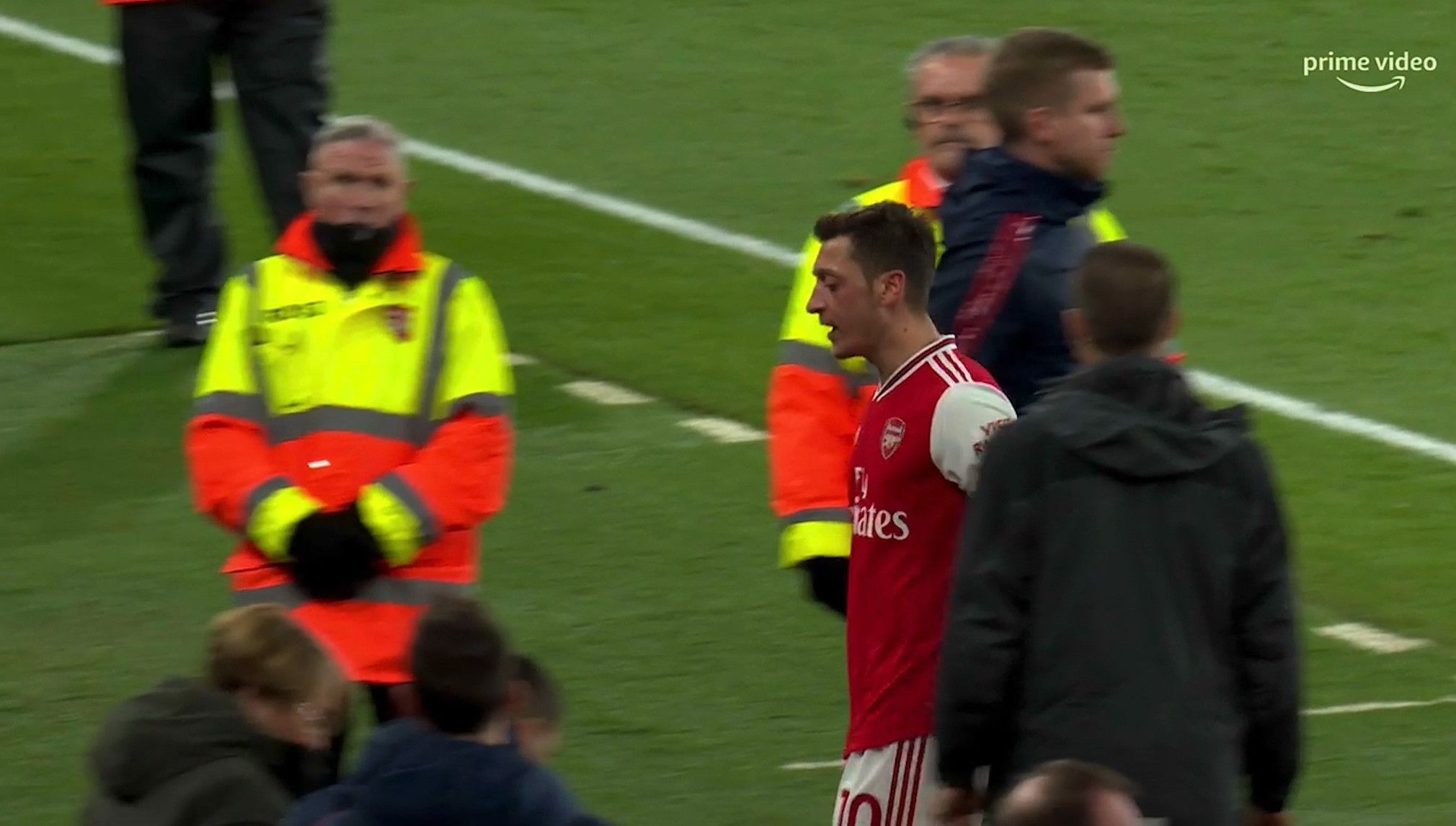 Mesut Ozil Anger  - Arsenal vs Brighton Premier League 05122019