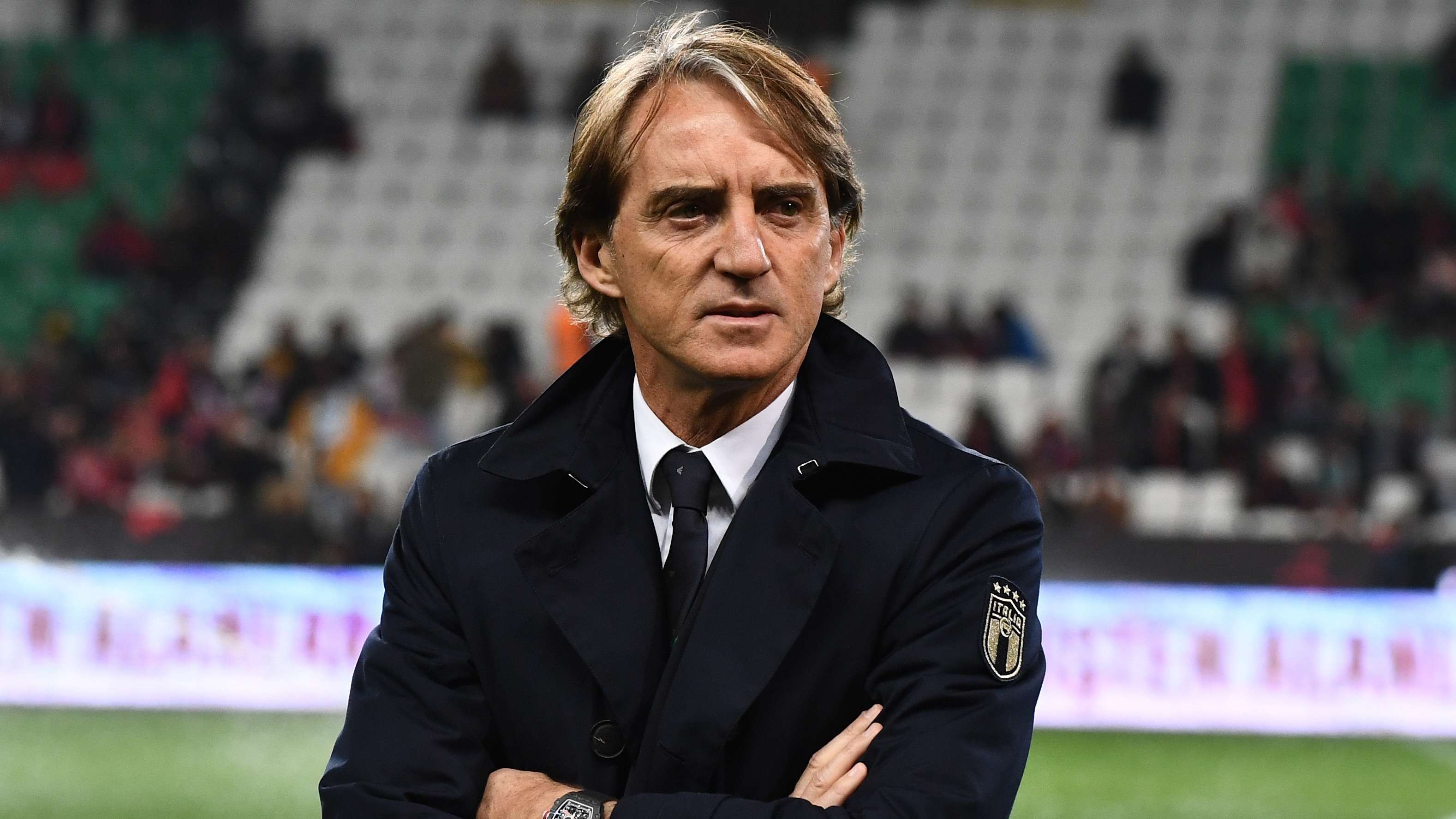 Roberto Mancini Italy National Team Head Coach vs. Turkey 03/29/22