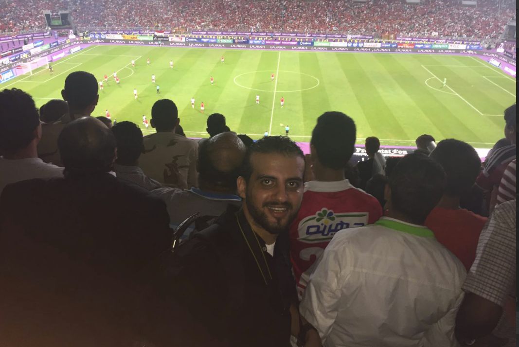 no place in the stands of journalists (Borj alarab stadium) egypt V congo