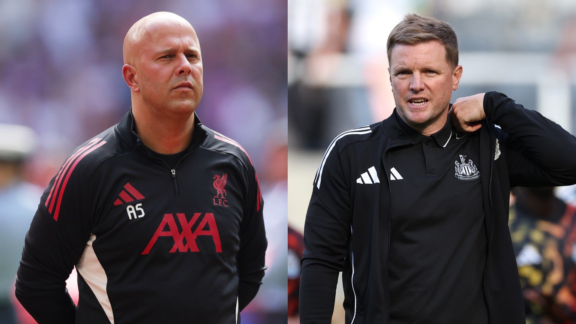 Arne Slot Eddie Howe Newcastle Liverpool