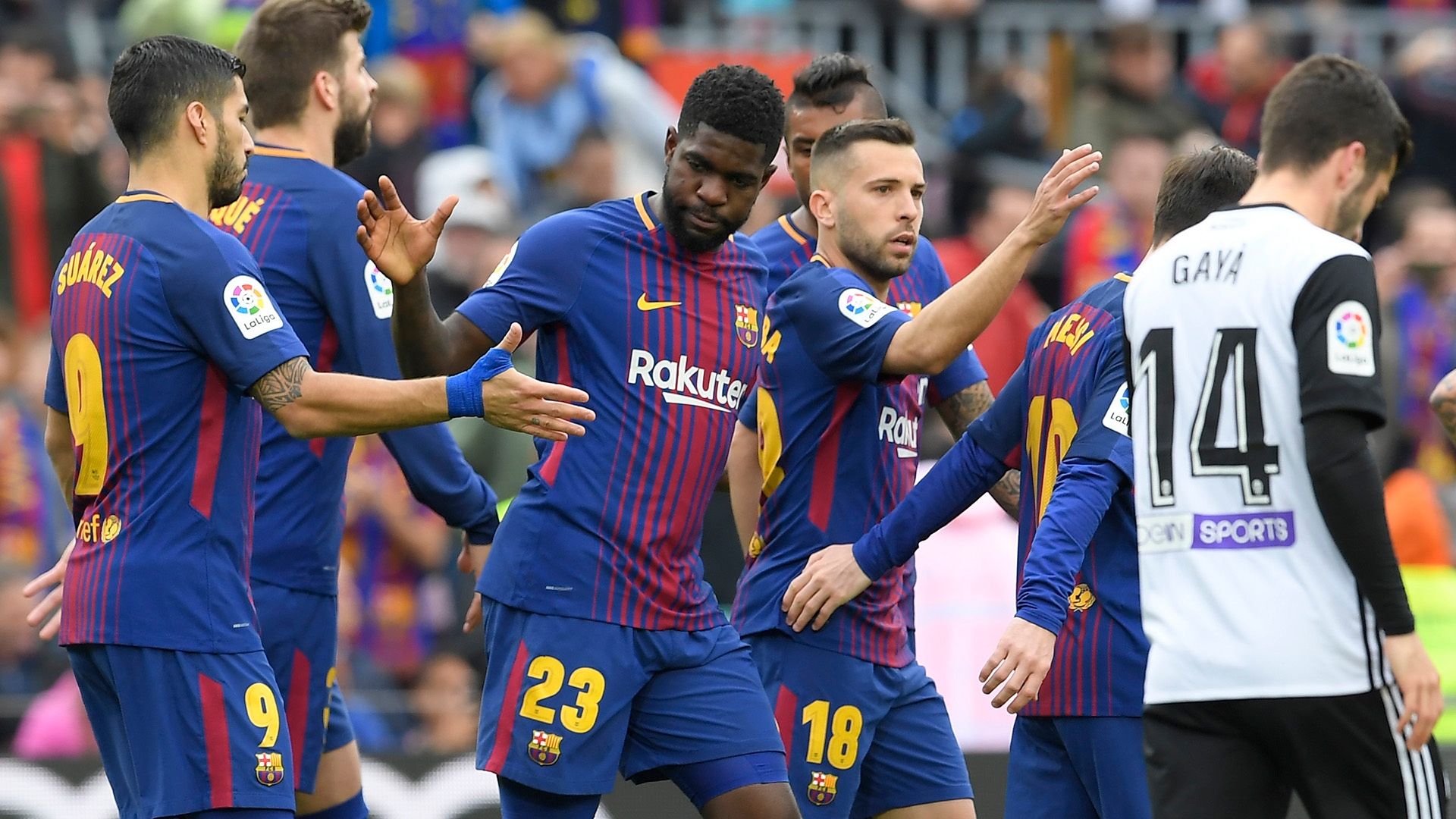 Samuel Umtiti Barcelona Valencia La Liga