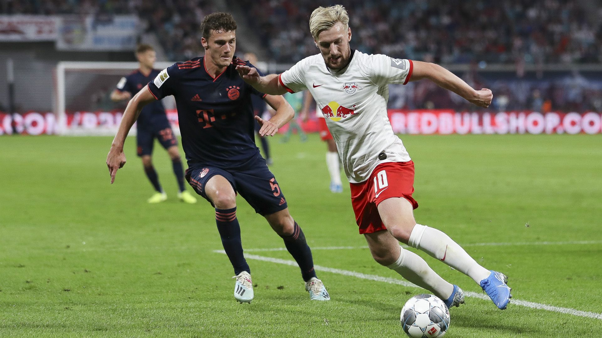 BENJAMIN PAVARD BAYERN MÜNCHEN EMIL FORSBERG RB LEIPZIG