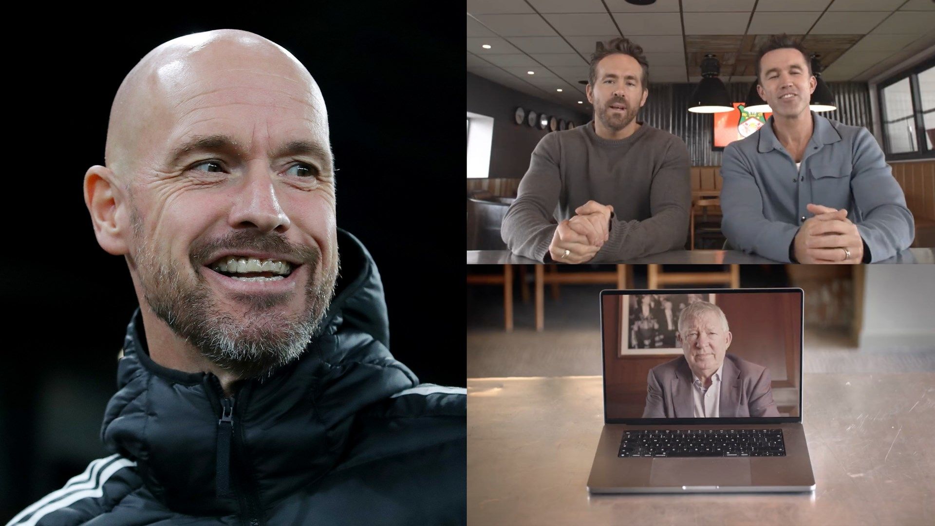 Erik ten Hag Man Utd Wrexham announcement video