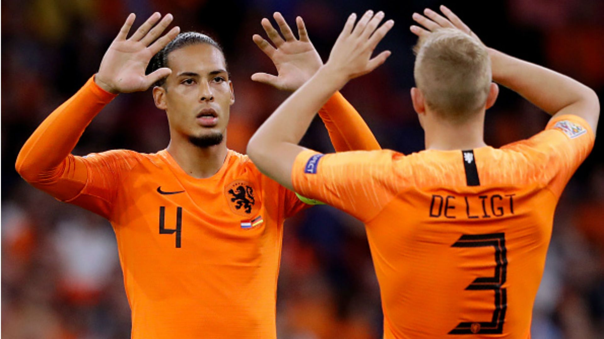 Matthijs De Ligt Virgil Van Dijk Netherlands