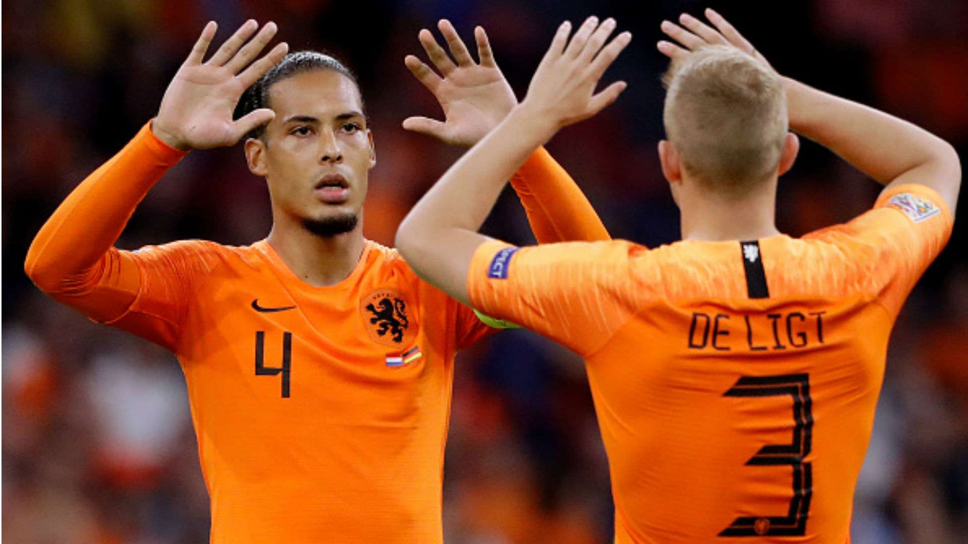 Matthijs De Ligt Virgil Van Dijk Netherlands