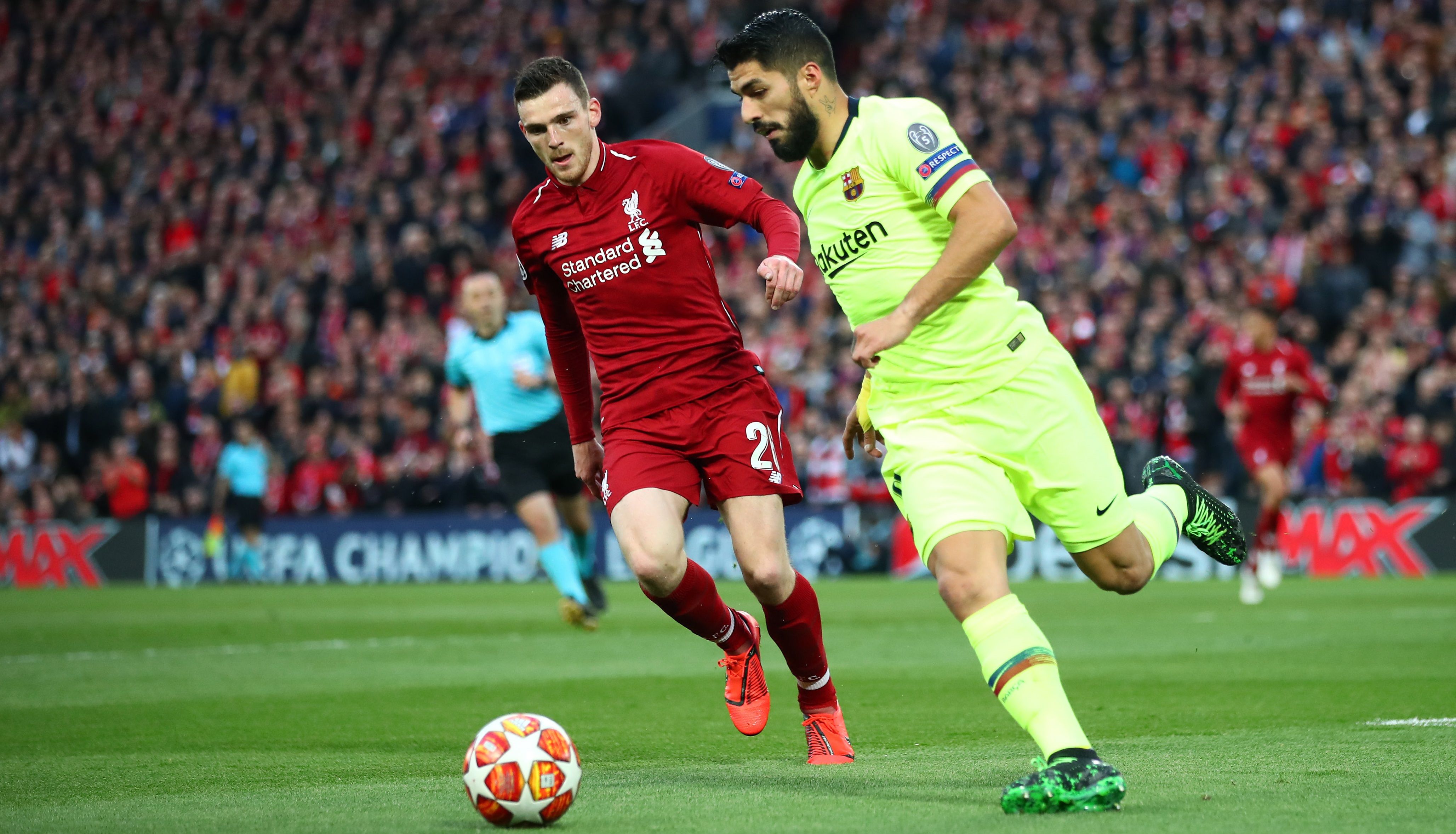Andy Robertson VS Luis Suarez