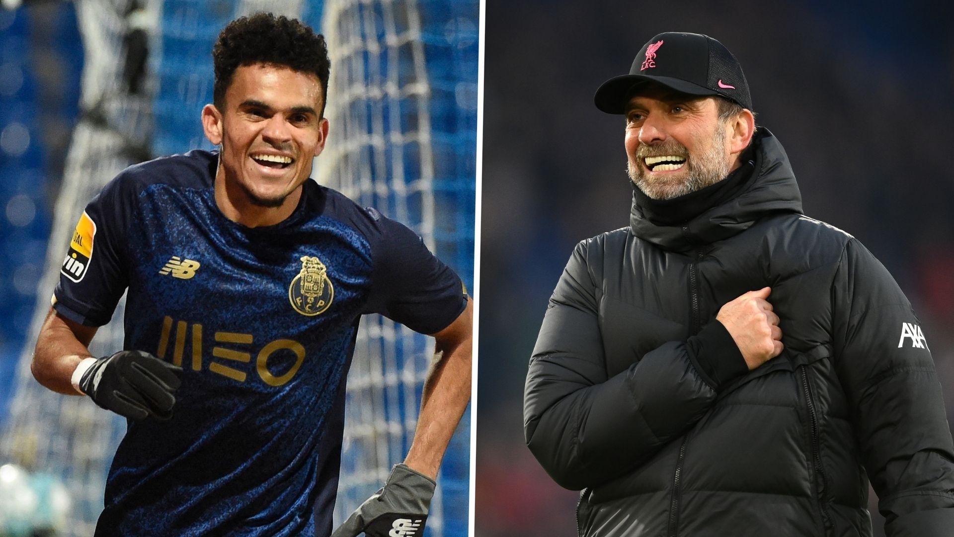 Luis Diaz Jurgen Klopp Porto Liverpool 2021-22 GFX