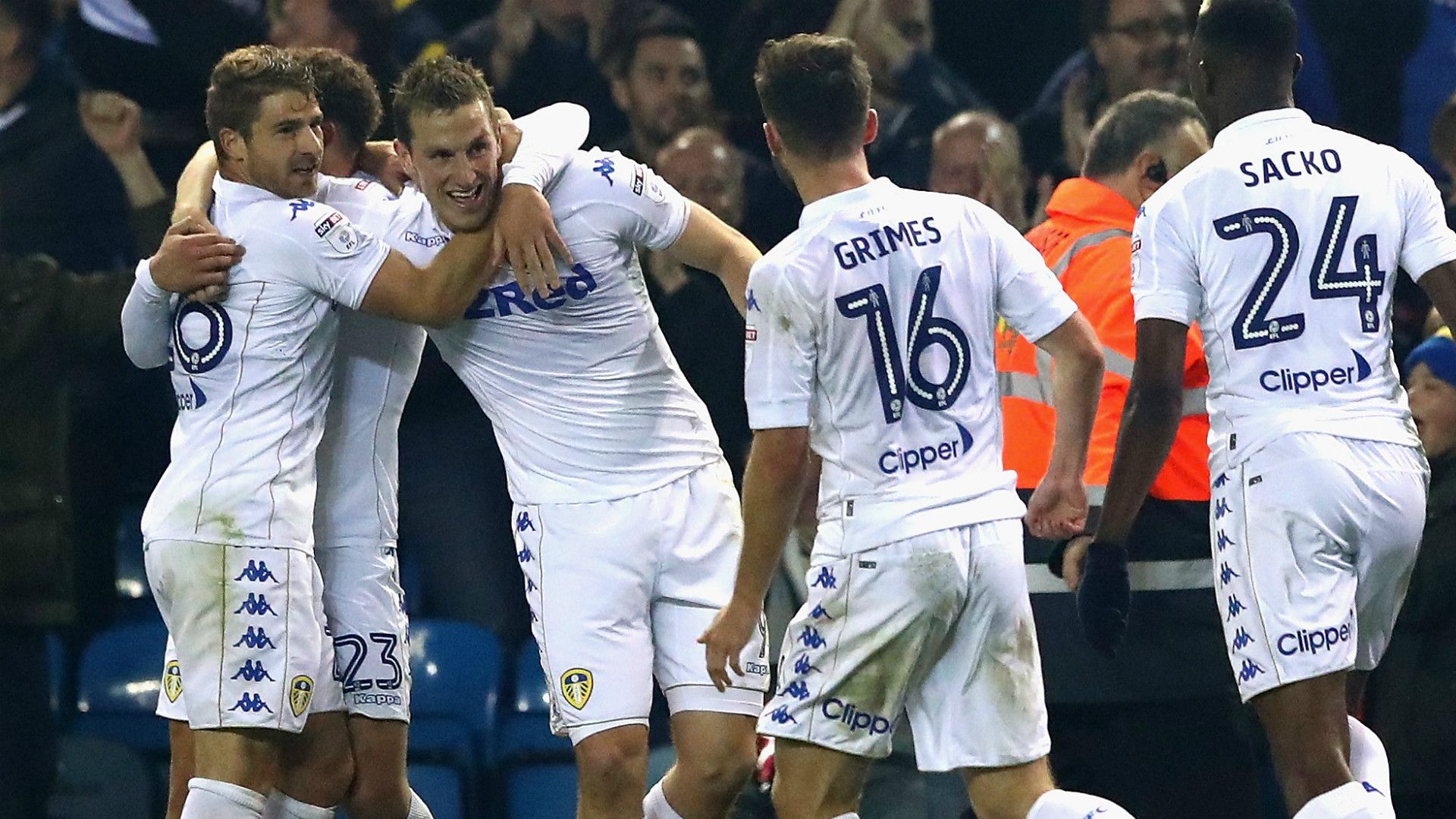 HD Leeds United celebrate