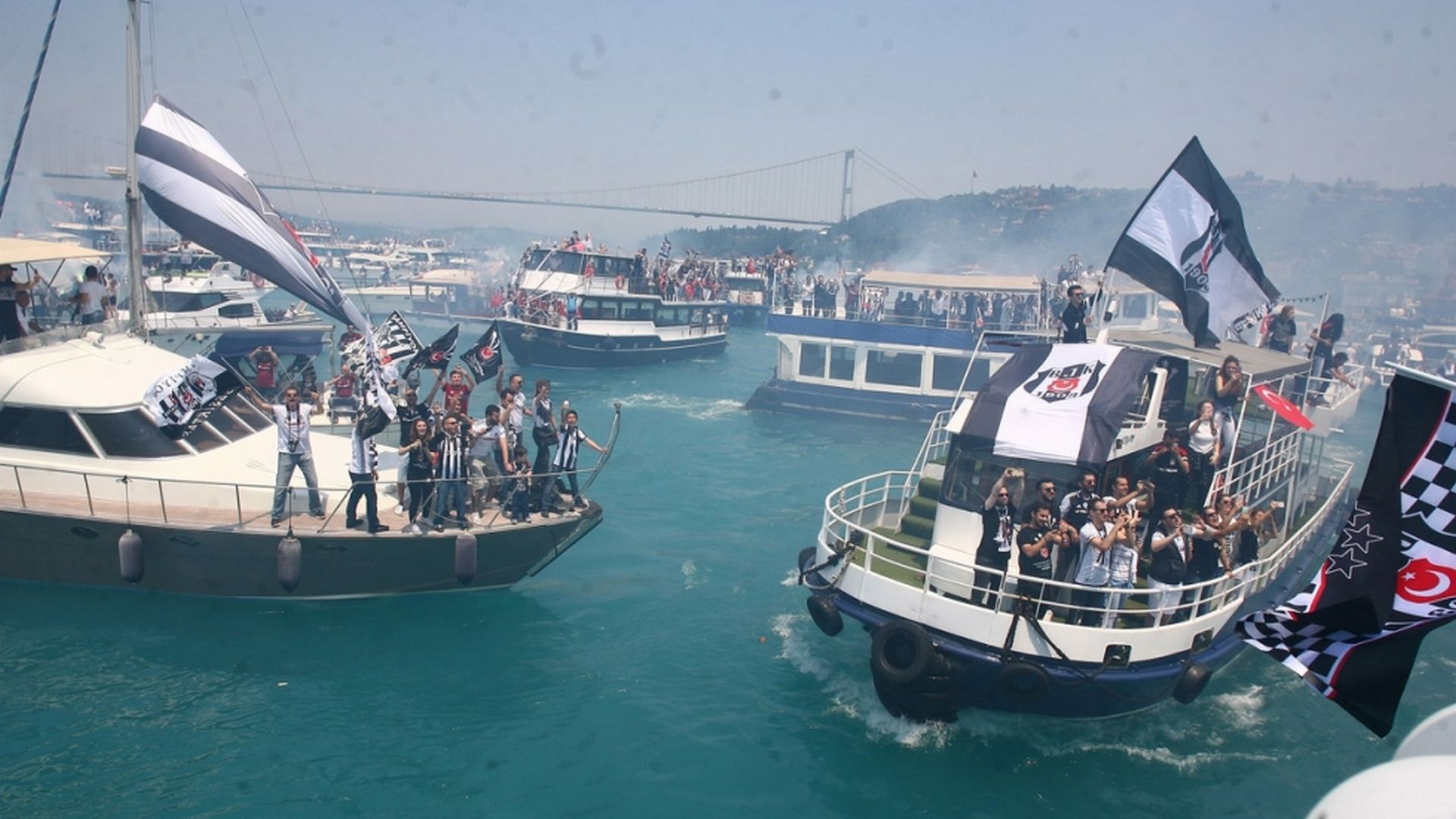 Besiktas title celebrations