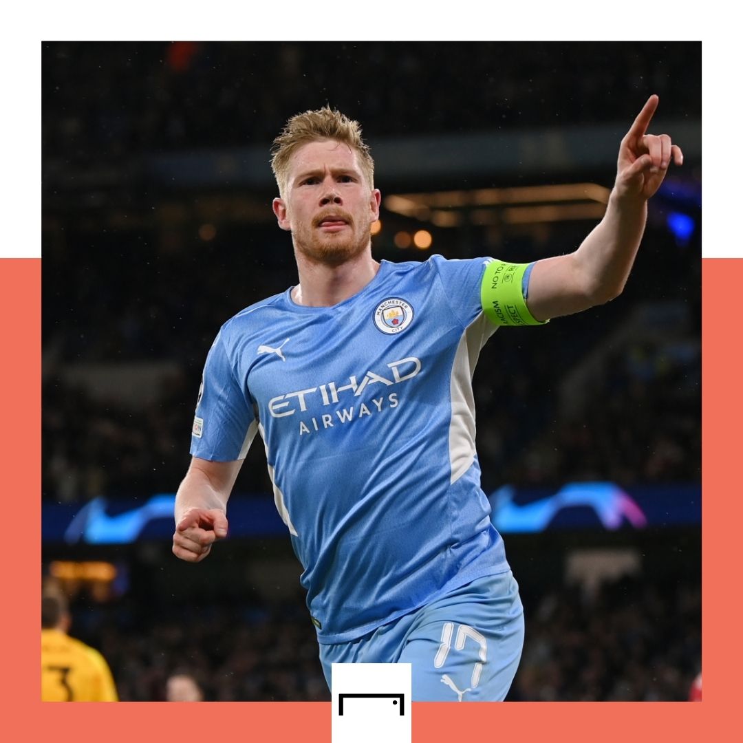 Kevin De Bruyne Manchester City Atletico Madrid Champions League 2021-22 GFX
