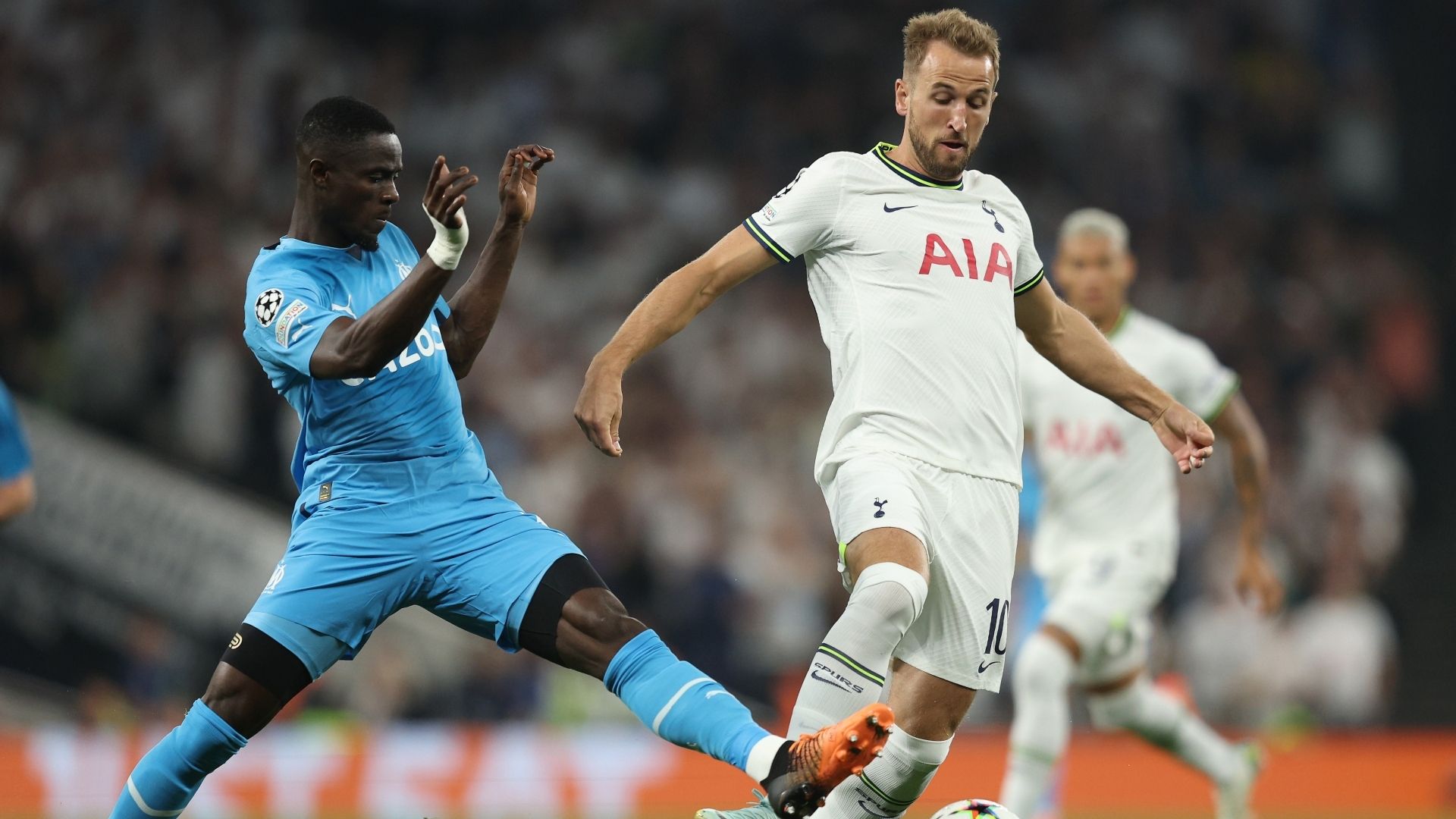 070922 Tottenham Olympique de Marsella Eric Bailly Harry Kane