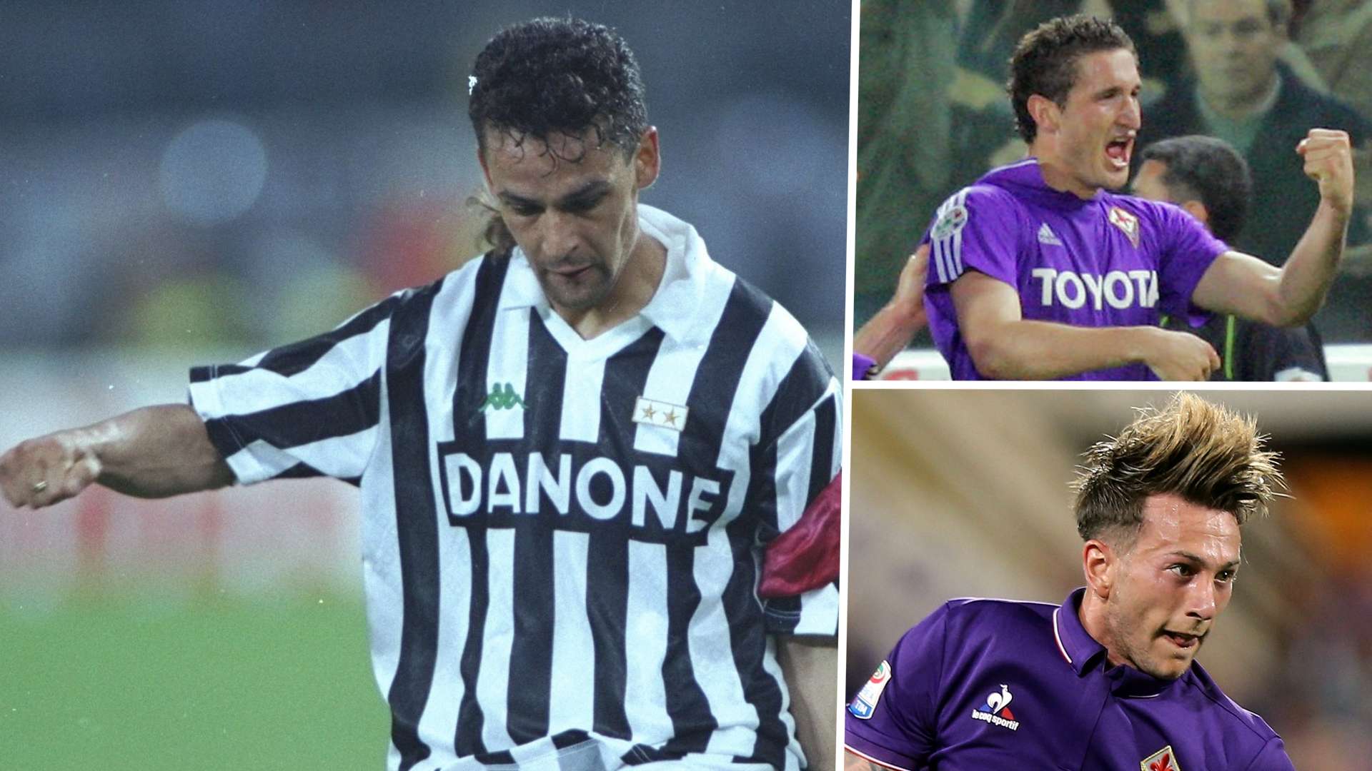 Roberto Baggio & Giorgio Chiellini & Federico Bernardeschi