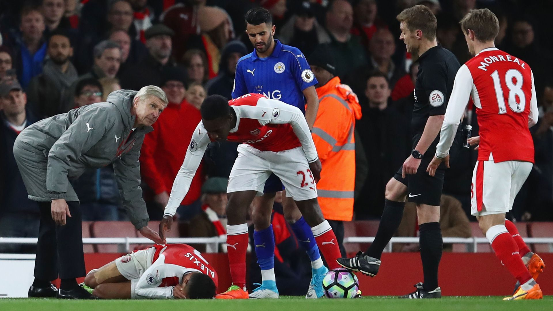 Alexis Sanchez Leicester Arsenal