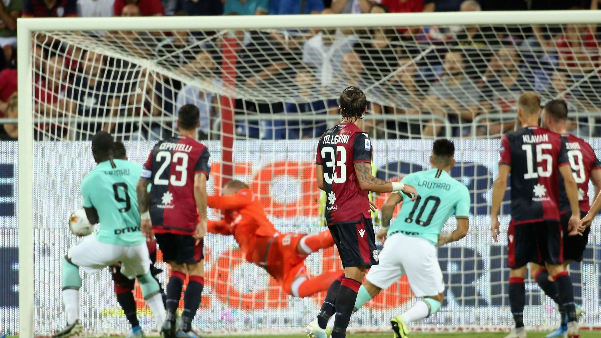 Lautaro Martinez goal Cagliari Inter Serie A 09012019