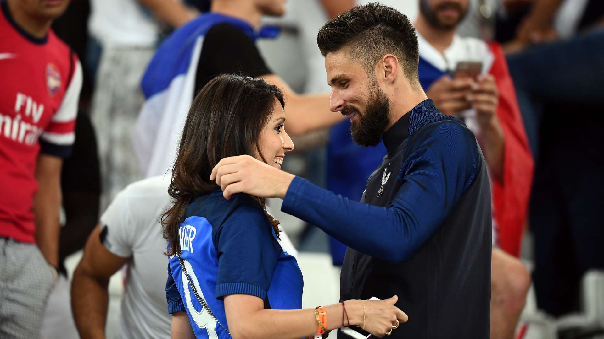 Jennifer et Olivier Giroud