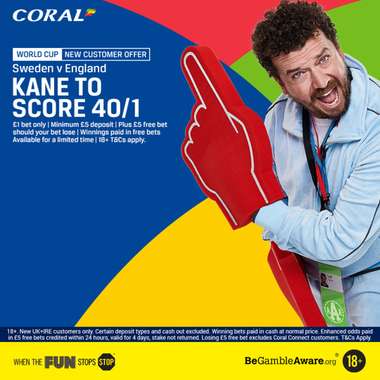 Kane New customer offer - 40/1