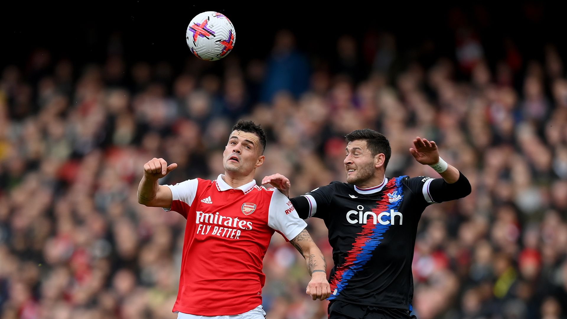 Granit Xhaka Arsenal Crystal Palace Premier League 2022-23