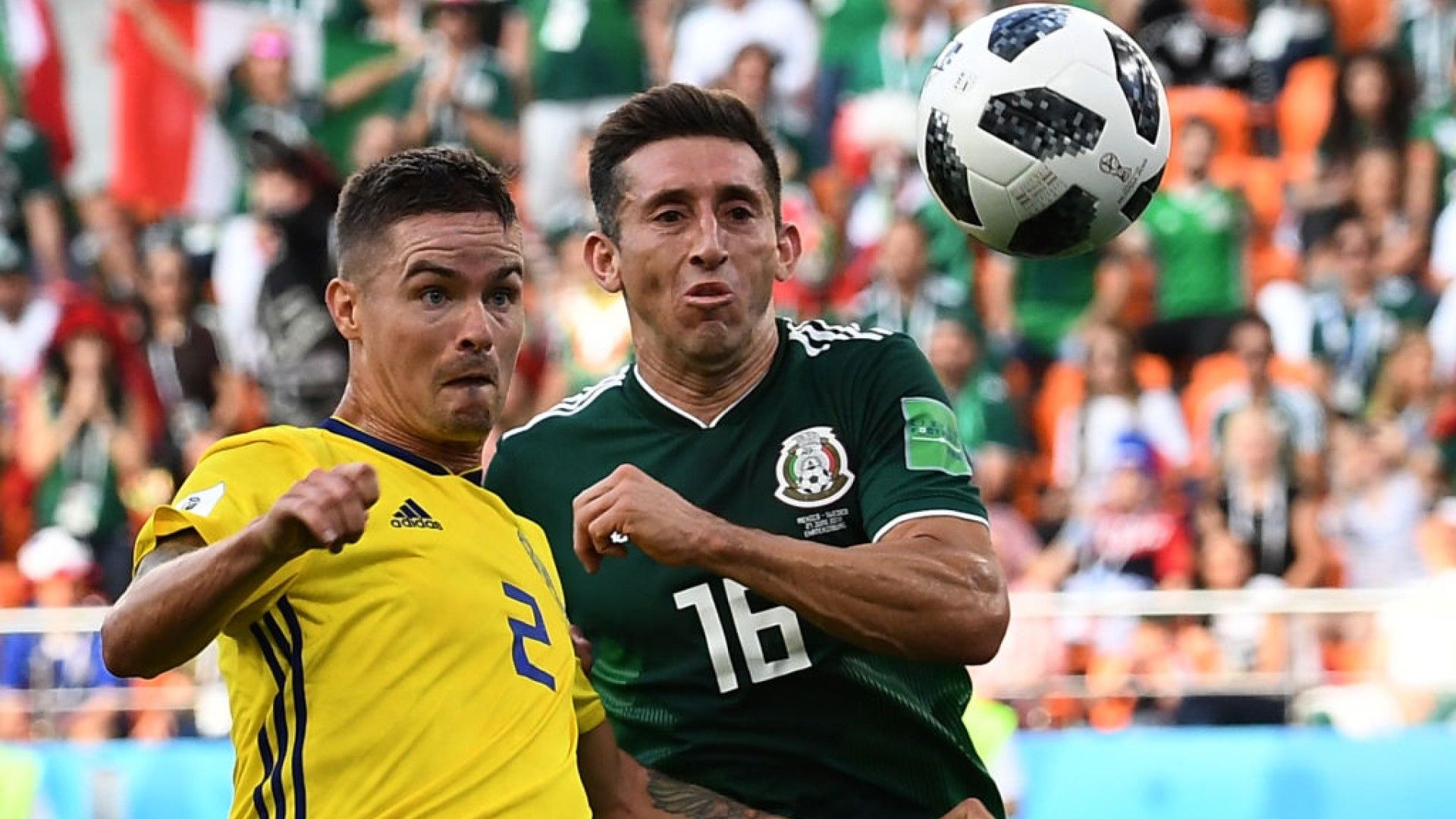 Héctor Herrera Victor Lindelof México Suecia Rusia 2018