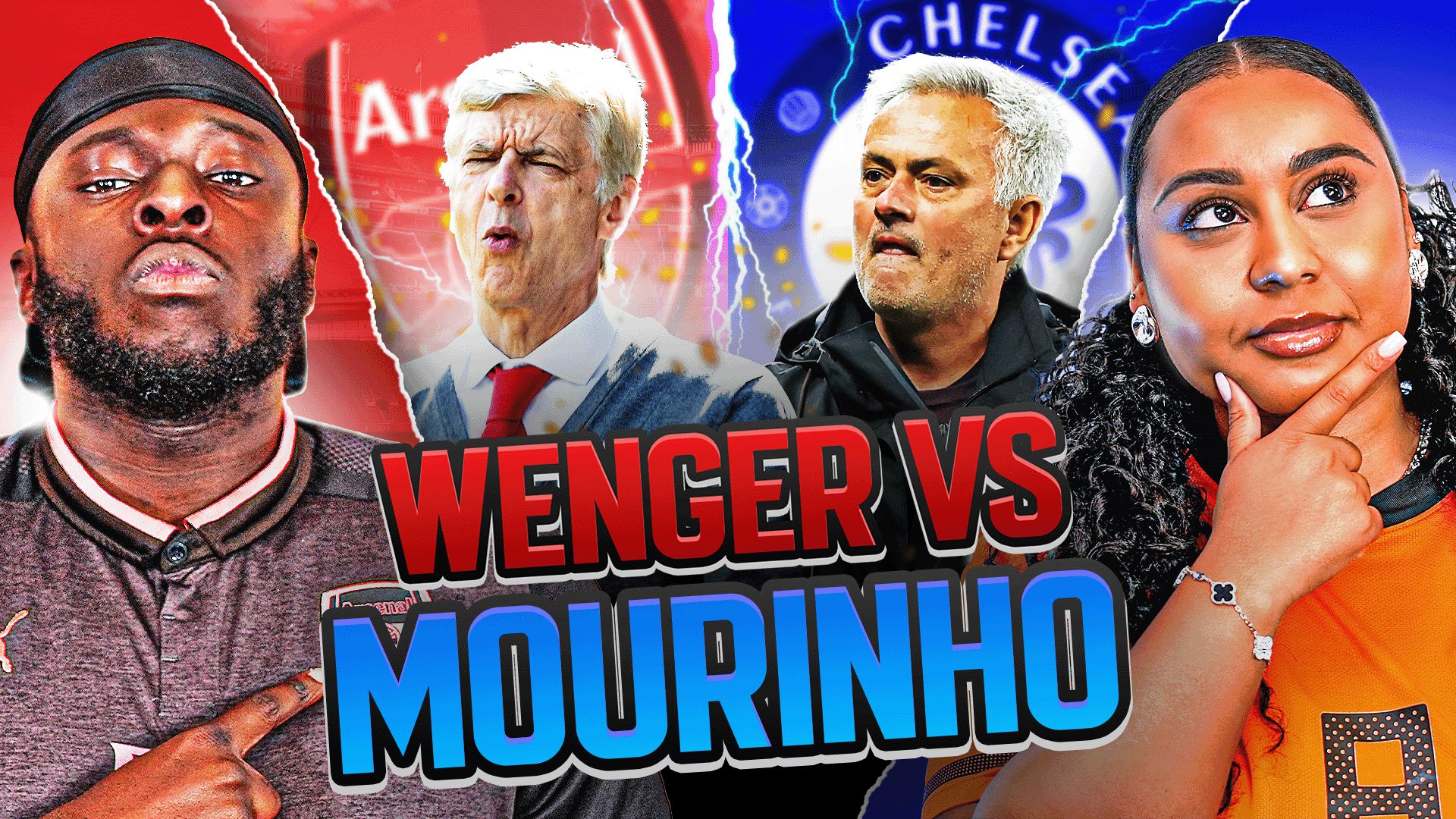 Wenger's Arsenal vs Mourinho's Chelsea GFX