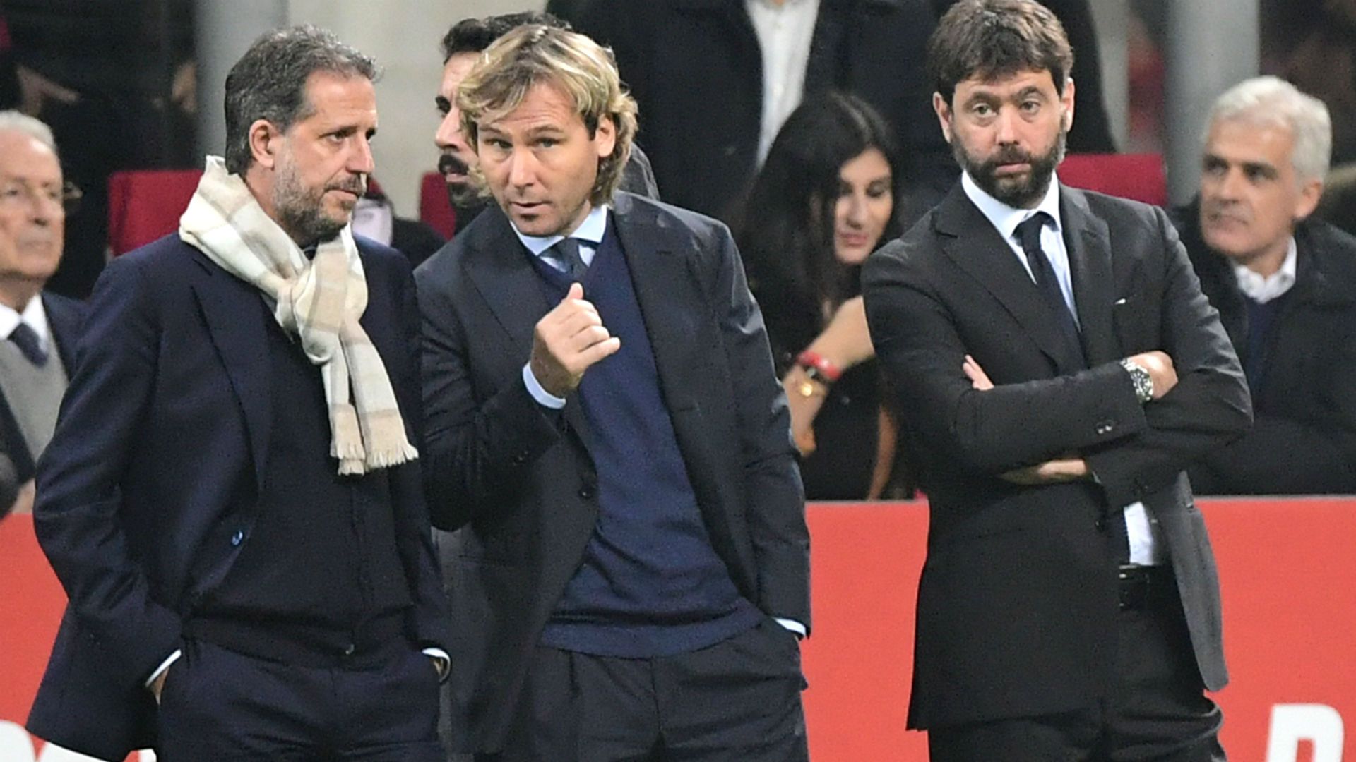 Agnelli Paratici Nedved Juventus Serie A