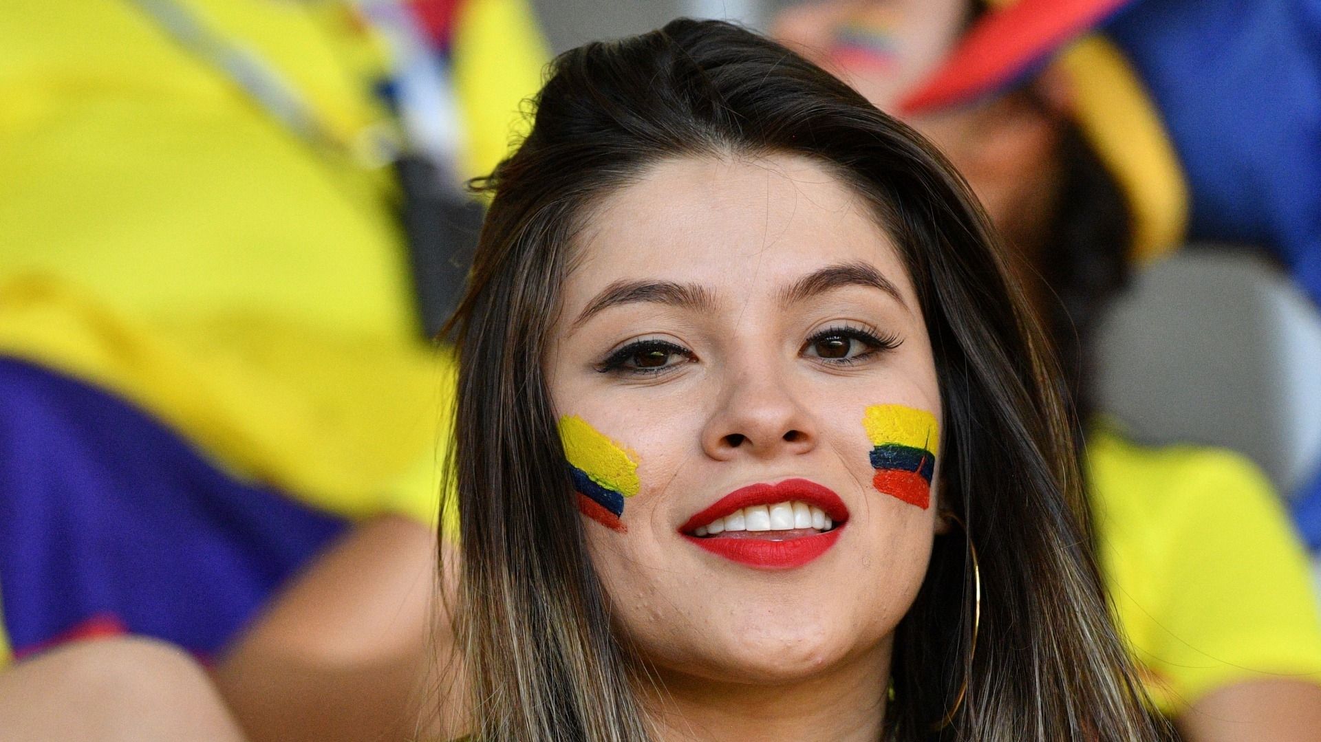 美女サポワールドカップ_コロンビアvs日本_コロンビア2