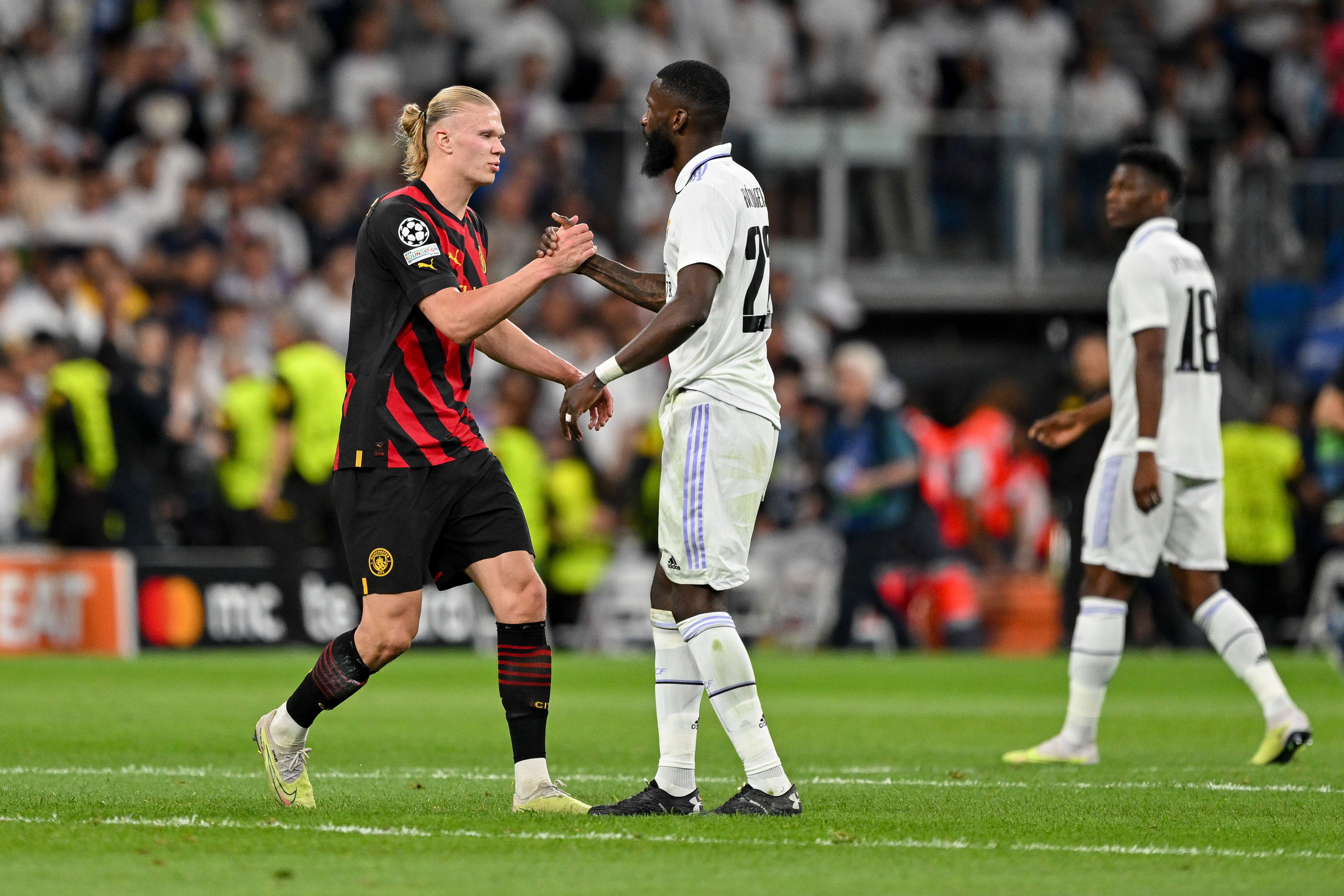 Erling Haaland Rudiger (Embed Only)