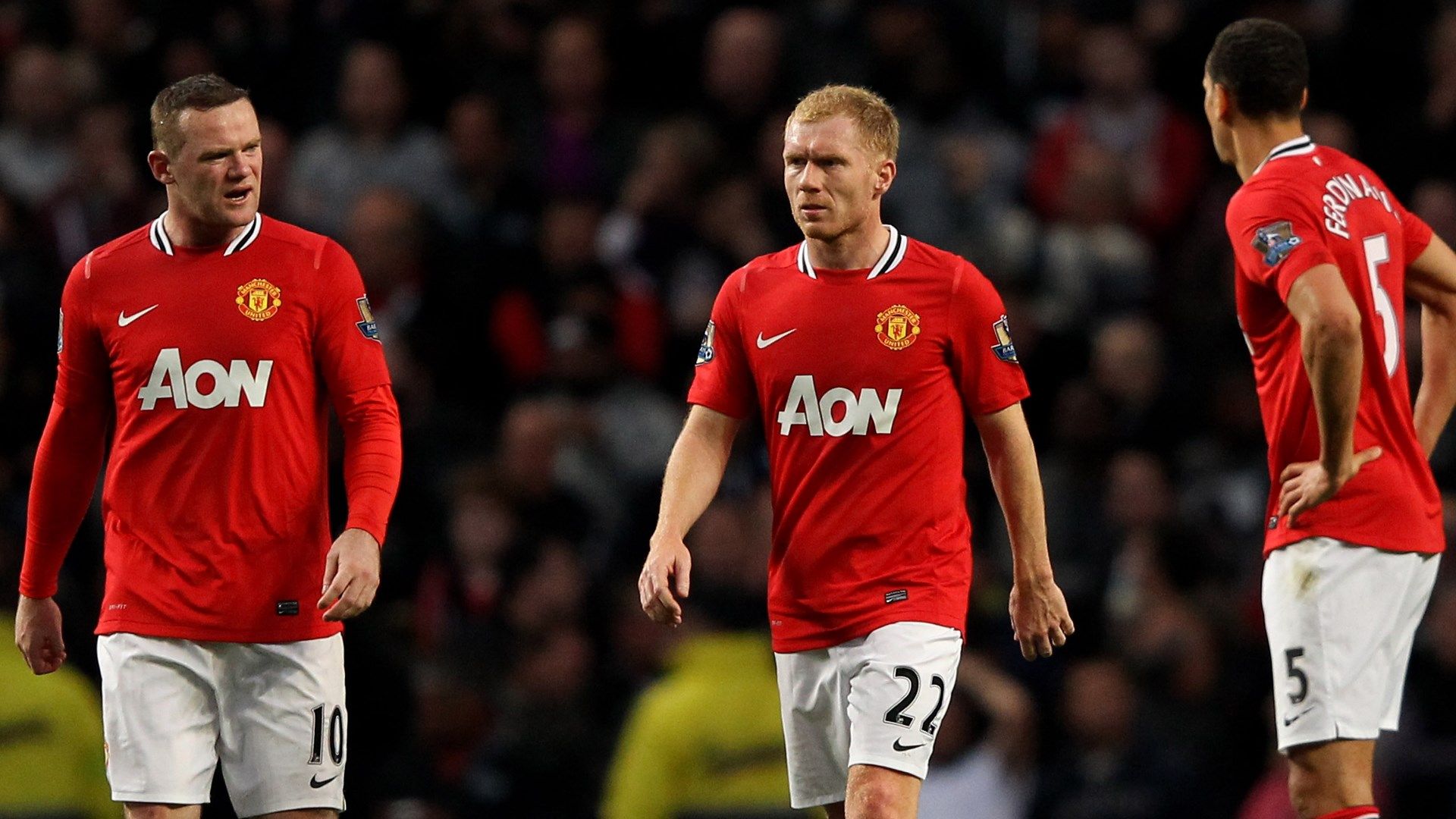 Wayne Rooney Paul Scholes
