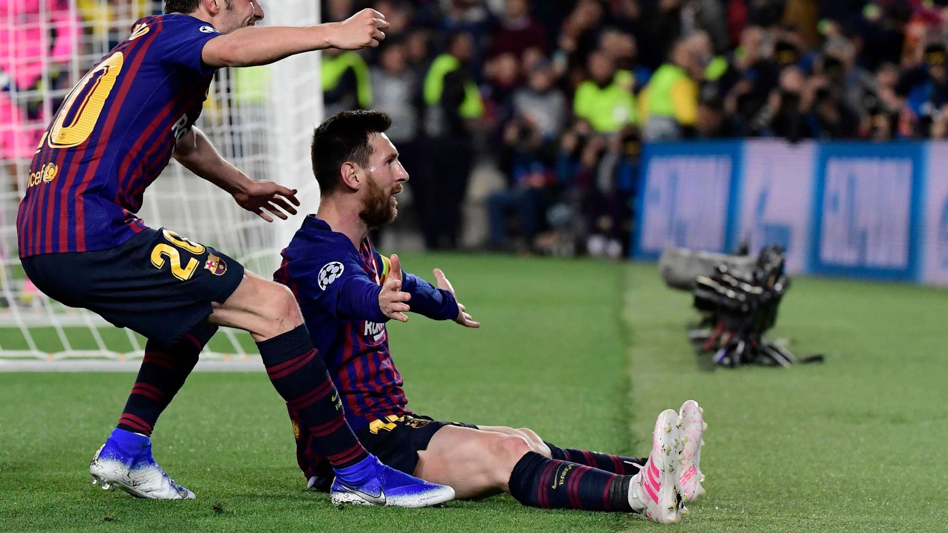 Lionel Messi Barcelona Liverpool Champions League