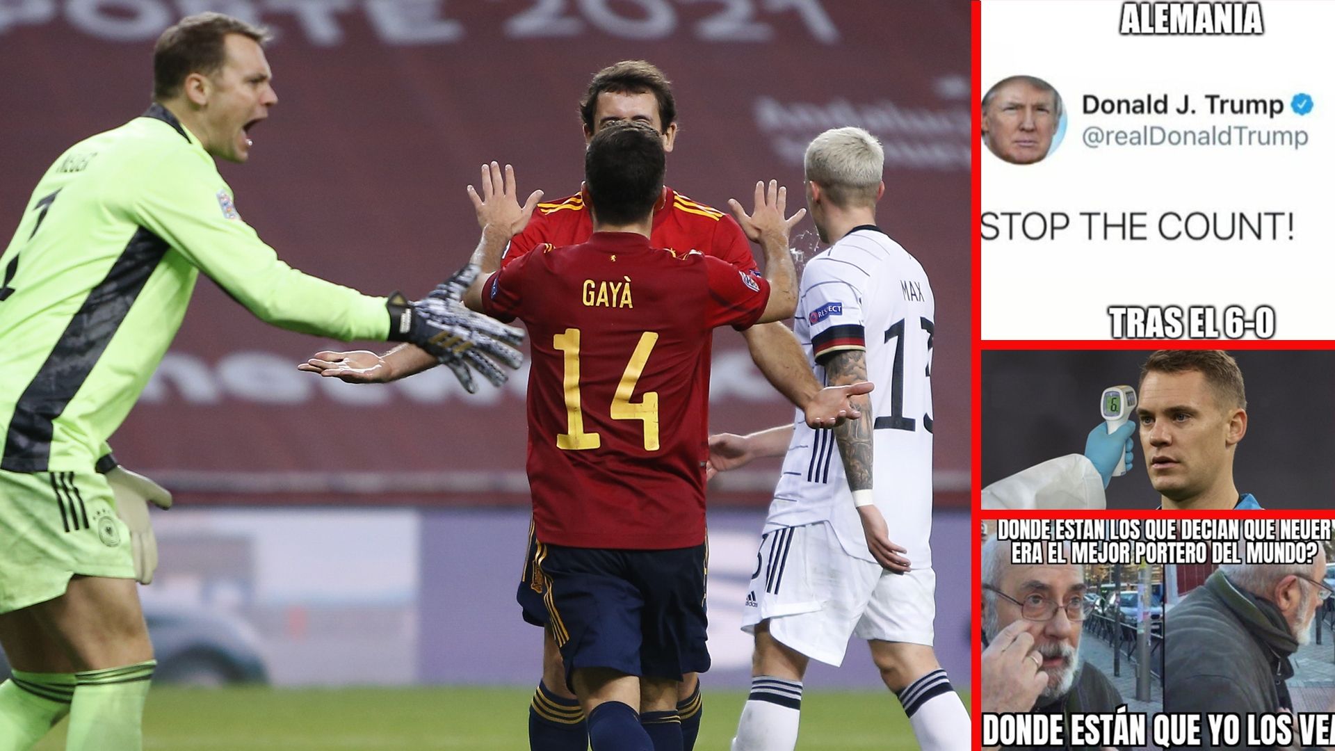 Memes de España vs. Alemania