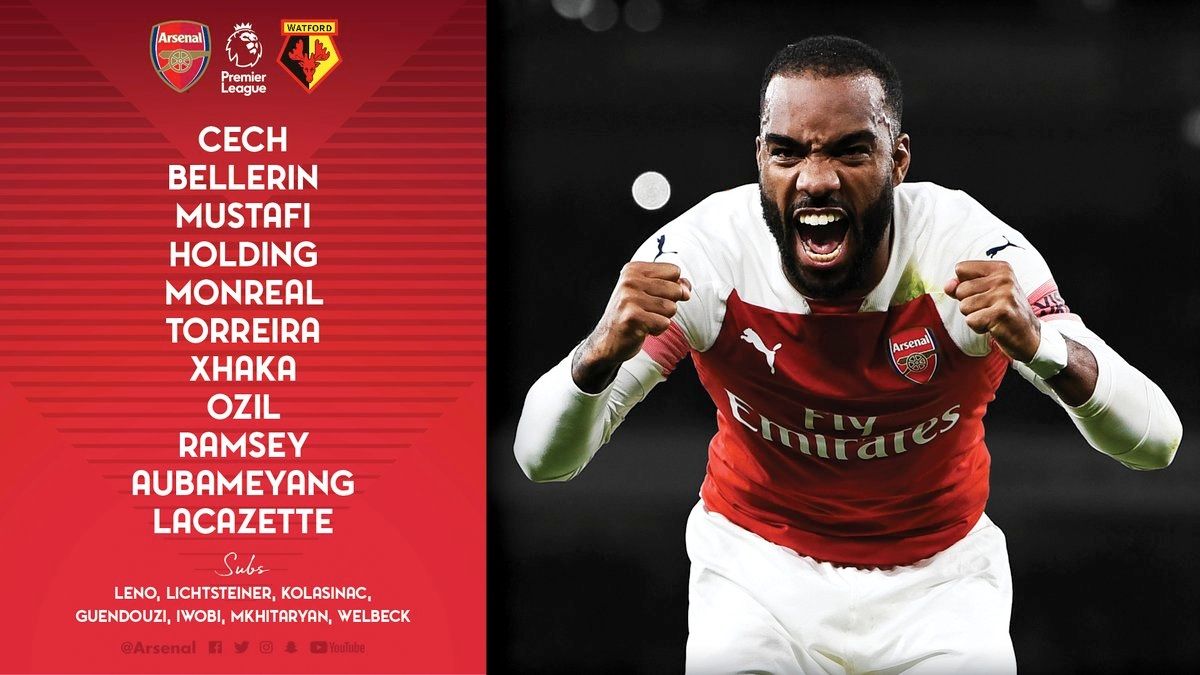 Arsenal XI vs Watford