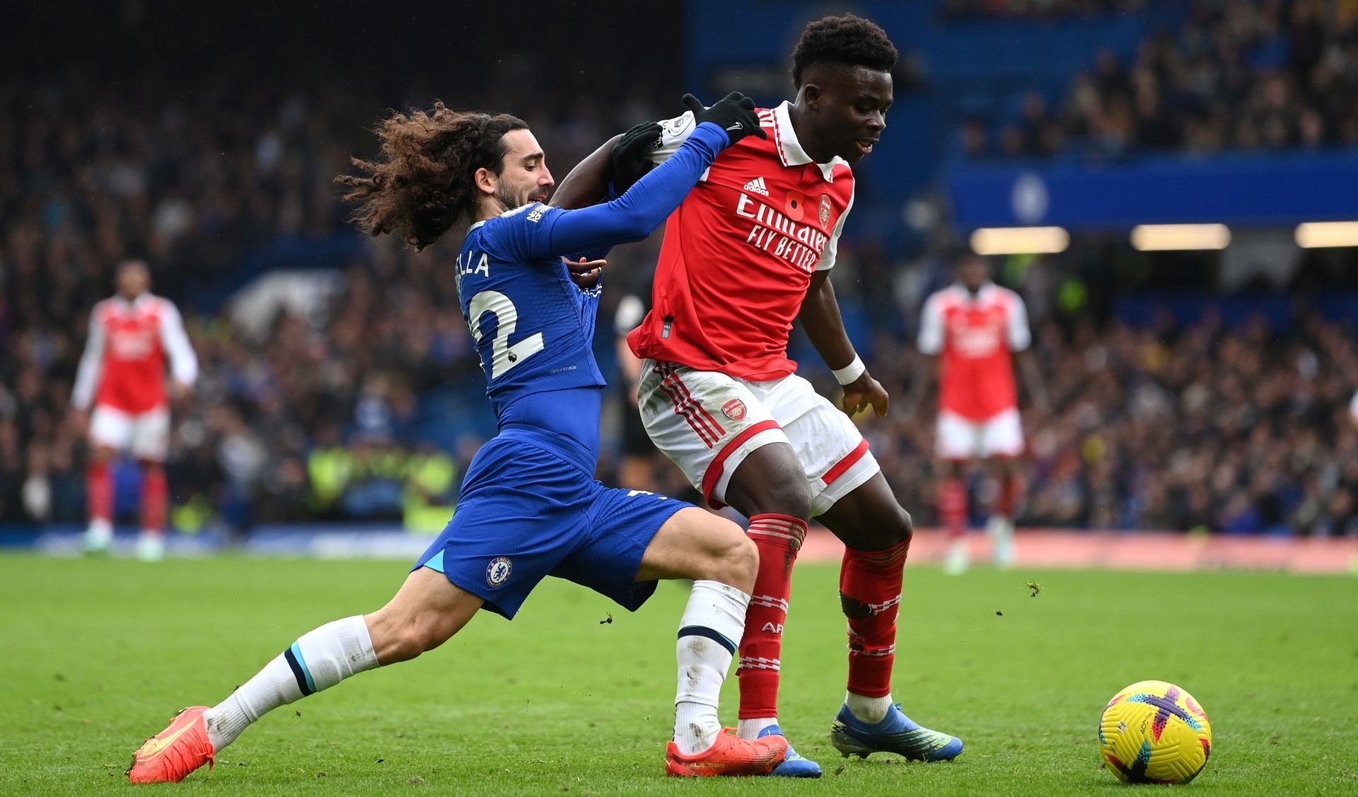  Cucurella - Saka Chelsea vs Arsenal