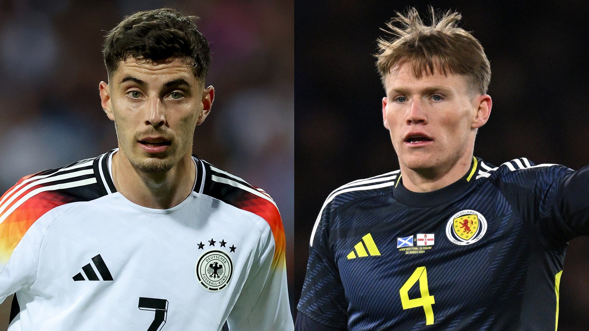 Kai Havertz Scott McTominay Germany Scotland
