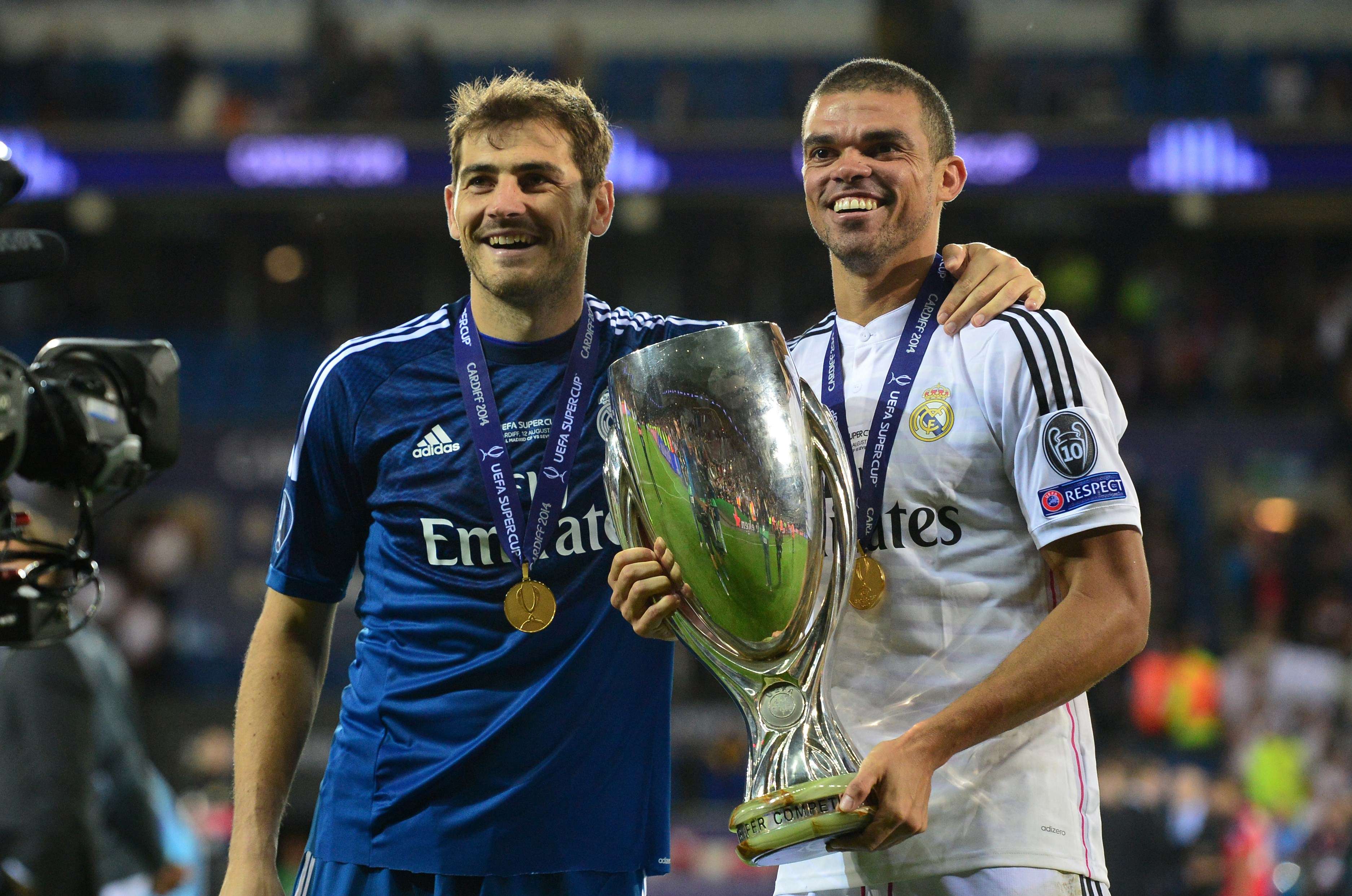Casillas and Pepe - Real Madrid